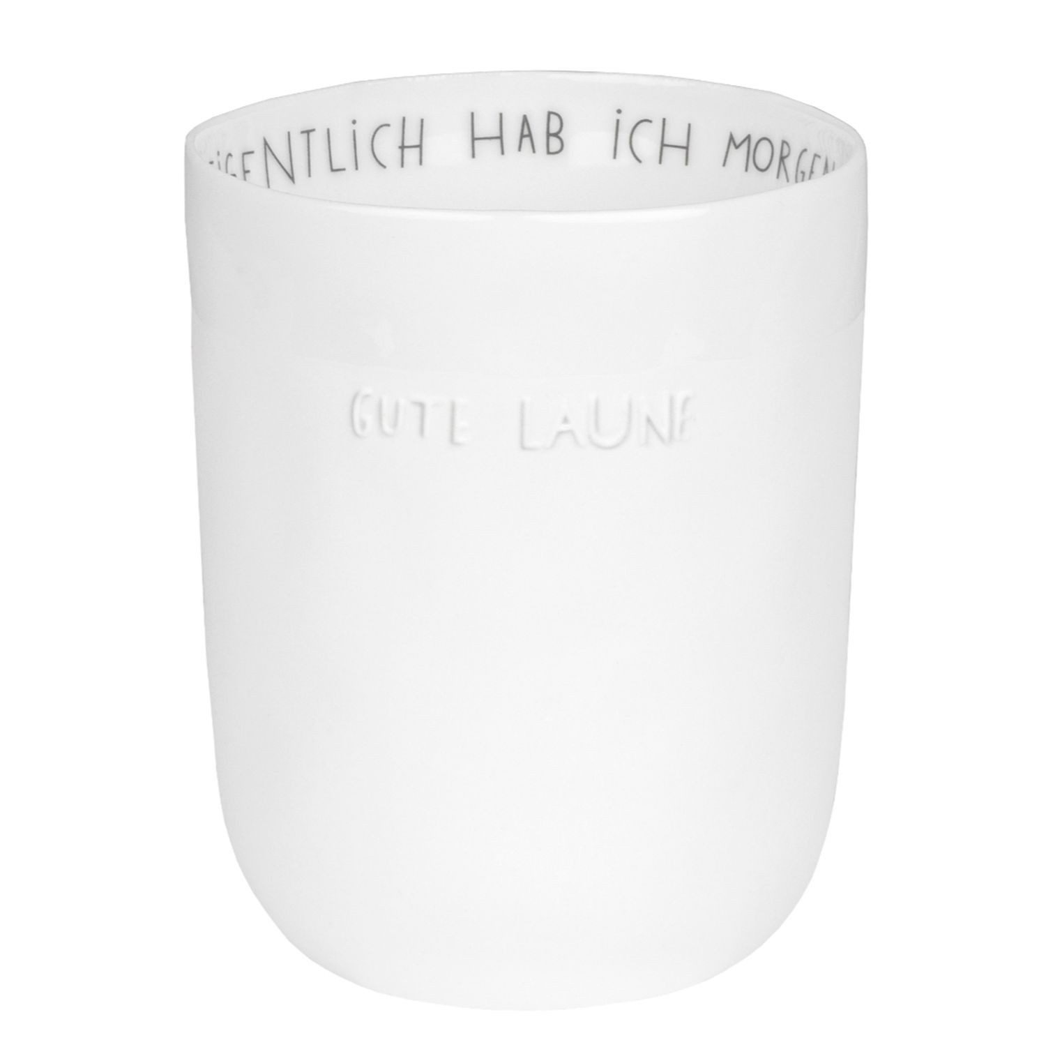 Räder Design Becher Guten Morgen Gute Laune 400 ml, Porzellan