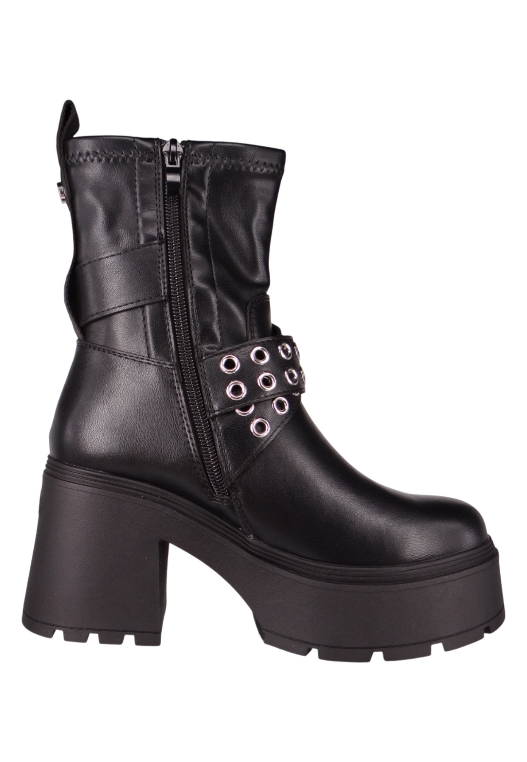 Buffalo 1220082 Mila Rock Boot Black Stiefelette