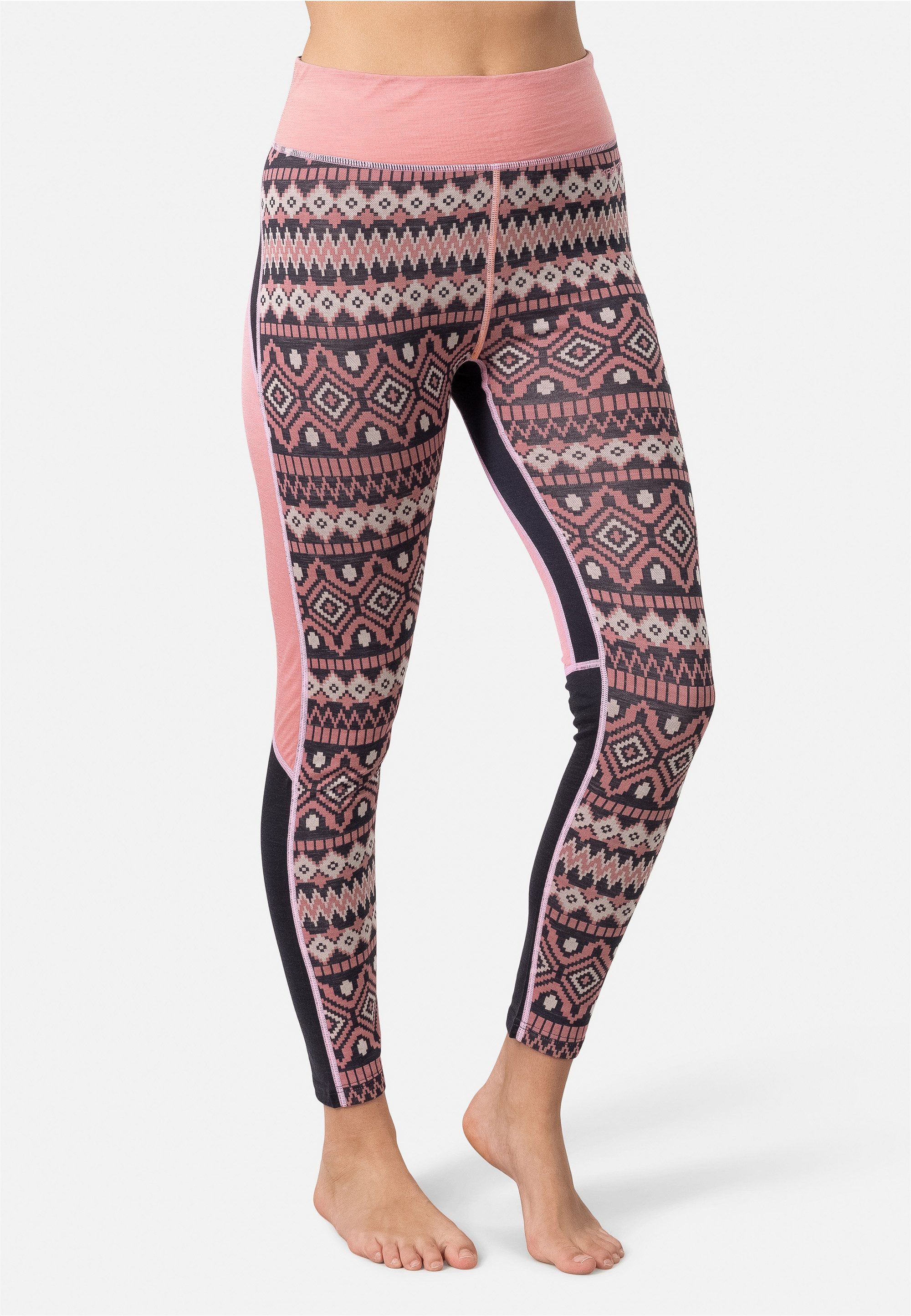 Kari Traa Thermohose MALIA mit Wolle und Jacquard-Strick