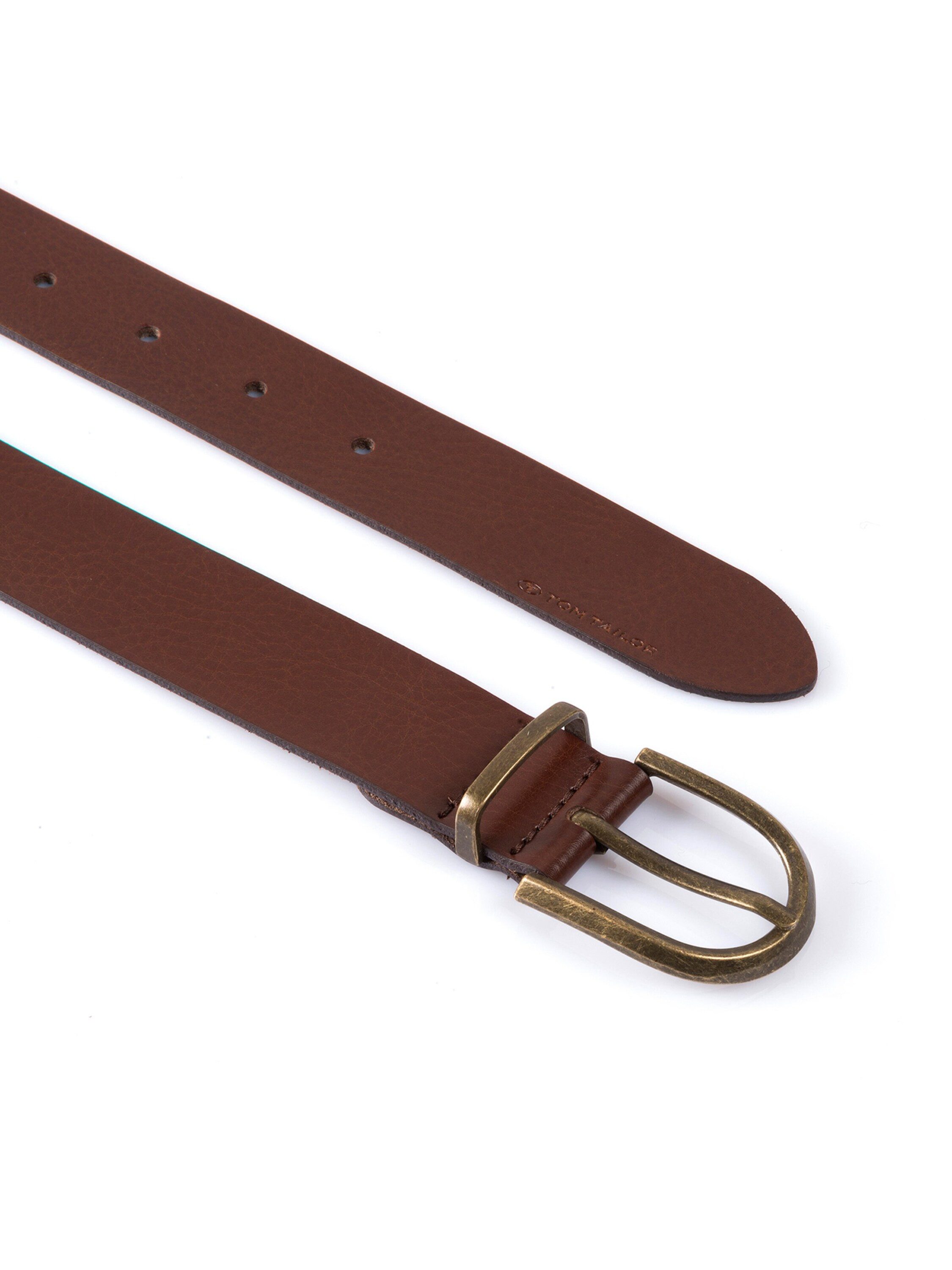 TOM TAILOR Ledergürtel SYLKE (1-St) günstig online kaufen