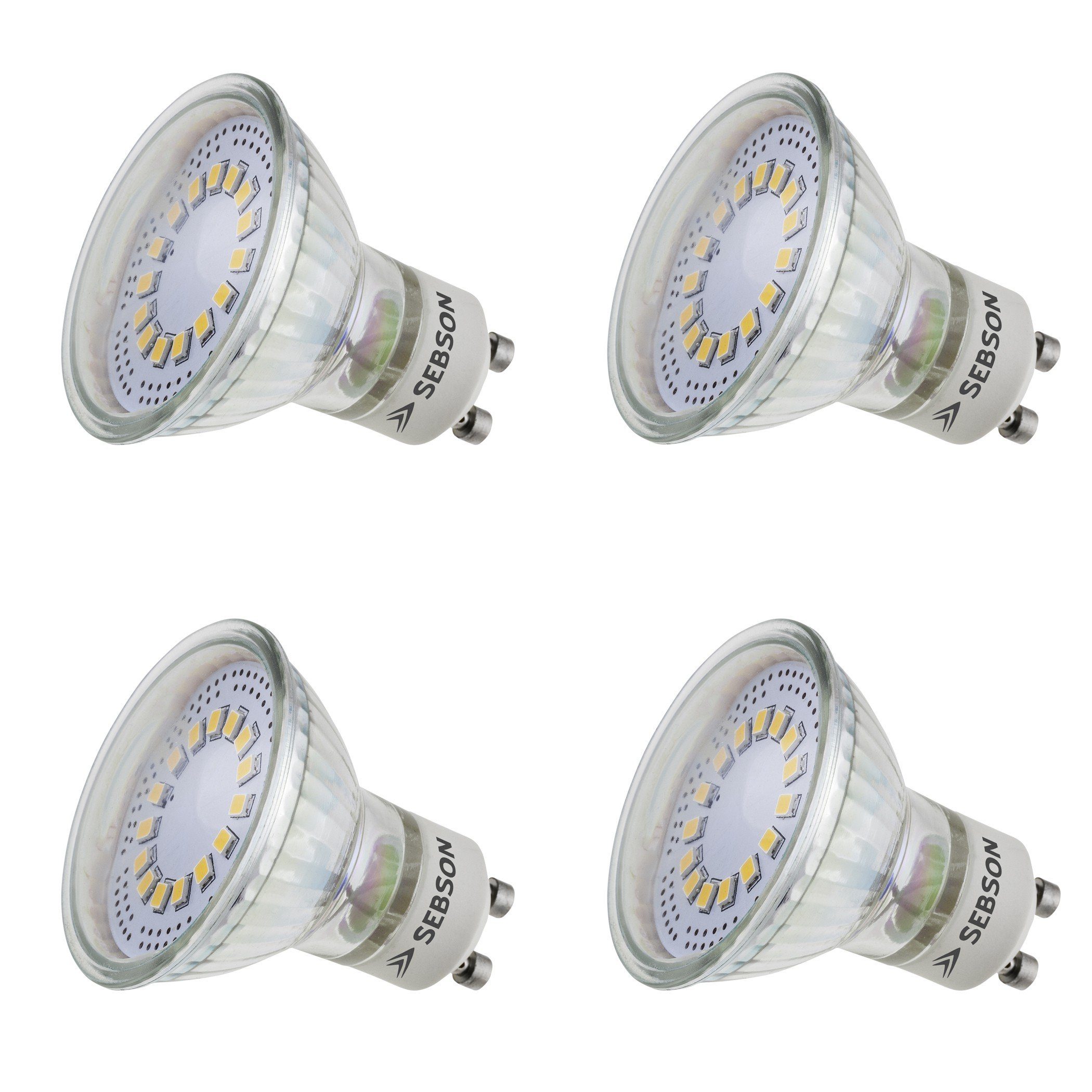 SEBSON »LED Lampe GU10 warmweiß 3,5W 300 Lumen, GU10 LED Strahler 230V, LED  Leuchtmittel 110°, 4er Pack« LED-Leuchtmittel online kaufen | OTTO