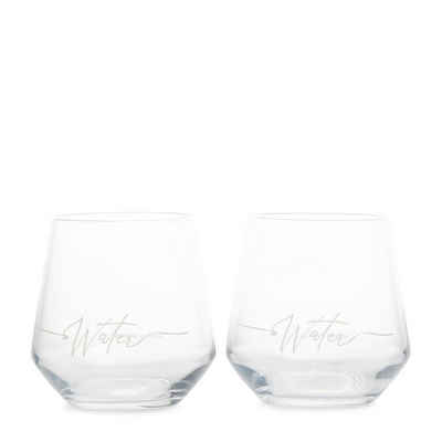 Rivièra Maison Gläser-Set RM Water Glass 2 pcs - 2er Set Wassergläser, Glas