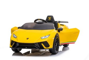 ES-Toys Elektro-Kinderauto Kinderauto Lamborghini Huracan, Belastbarkeit 40 kg, EVA-Reifen Scheinwerfer Bluetooth