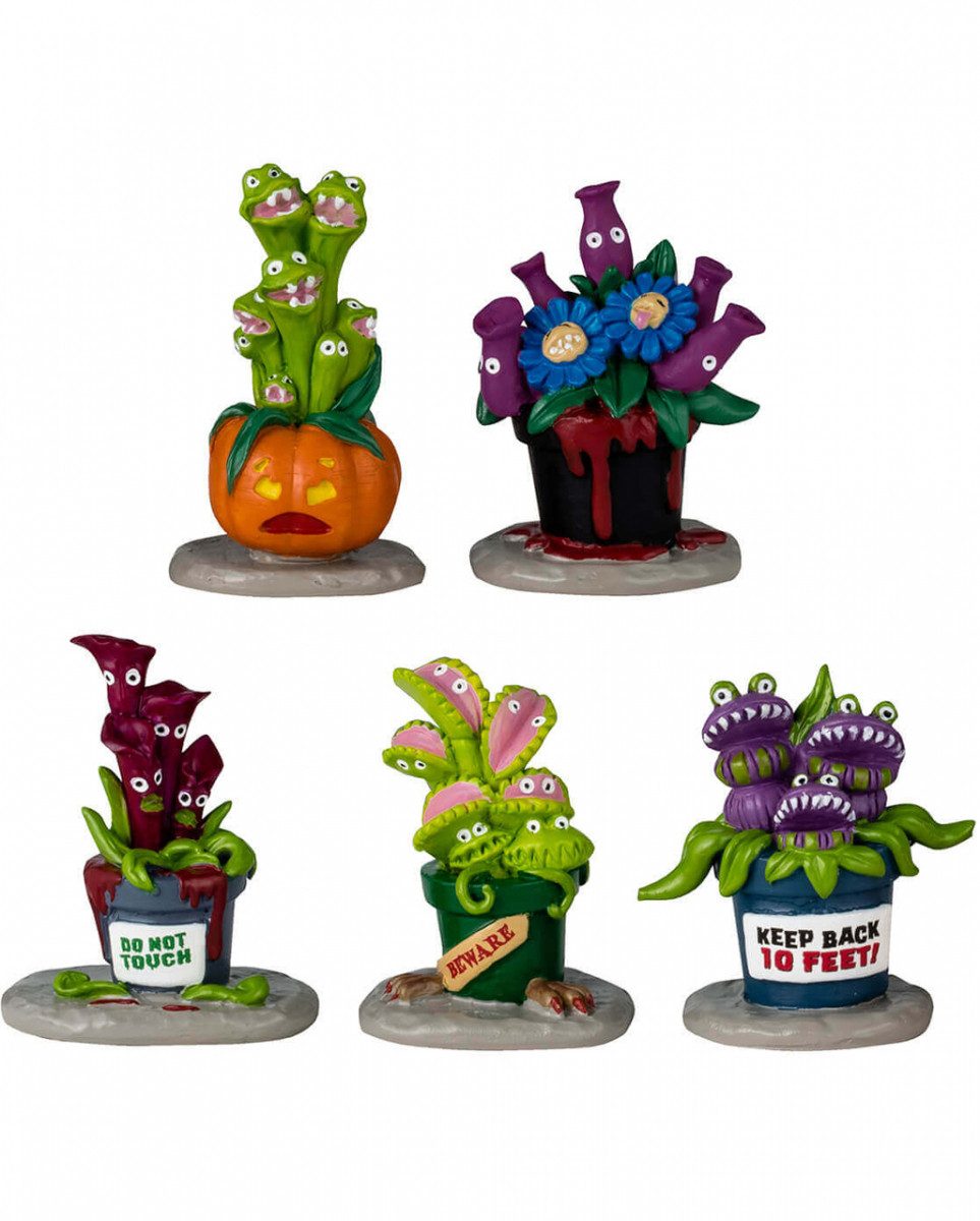 LeMax Dekofigur Hungry Houseplant Horror - Lemax Spooky Town 5 Stü