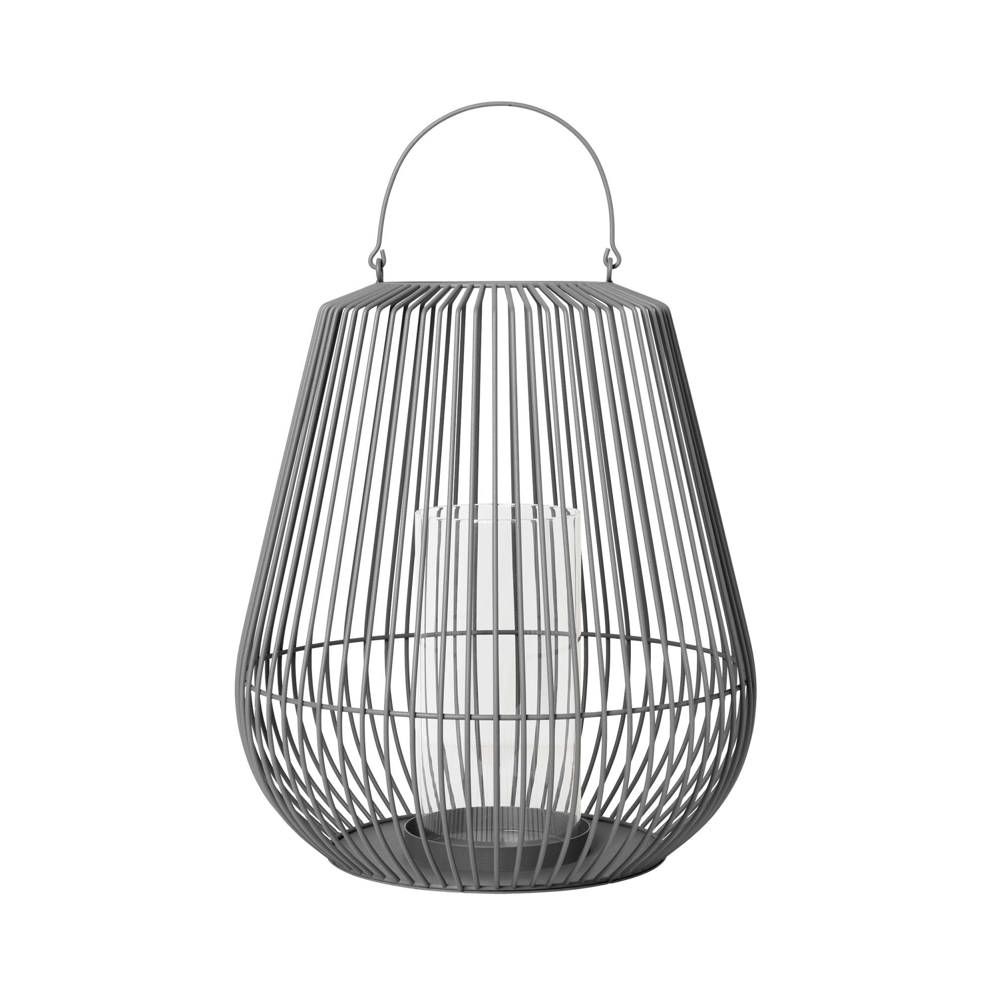 blomus Kerzenlaterne -NIDEA- Stilvolle Laterne: Handgefertigtes Designer Windlicht, Windlicht, Glaszylinder, Henkel, Handarbeit, Stilvoll, Flexibel