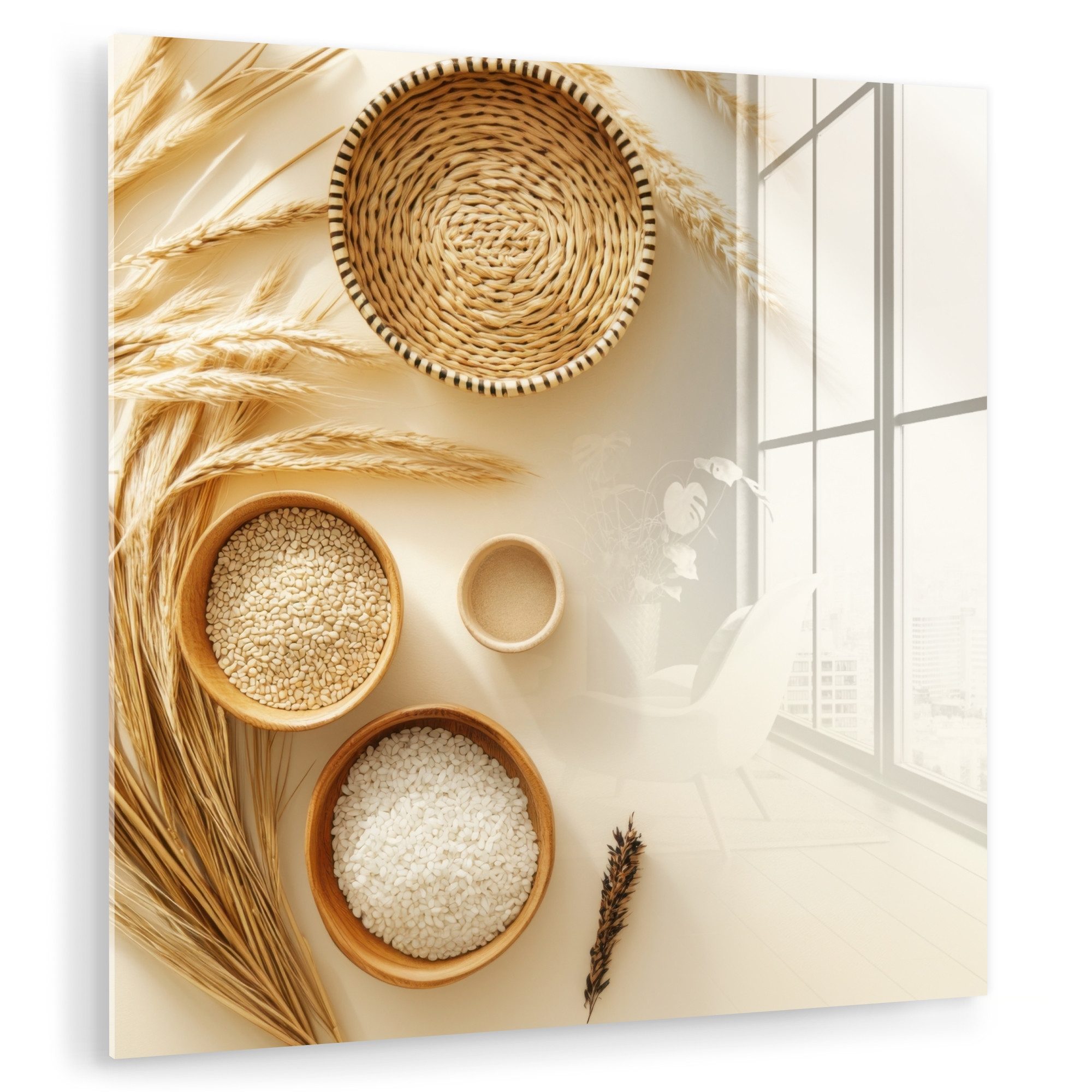 MuchoWow Acrylglasbild Müsli - Holz - günstig online kaufen