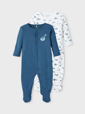 Name It Schlafoverall NBMNIGHTSUIT 2P W/F MAJOLICA WHALE