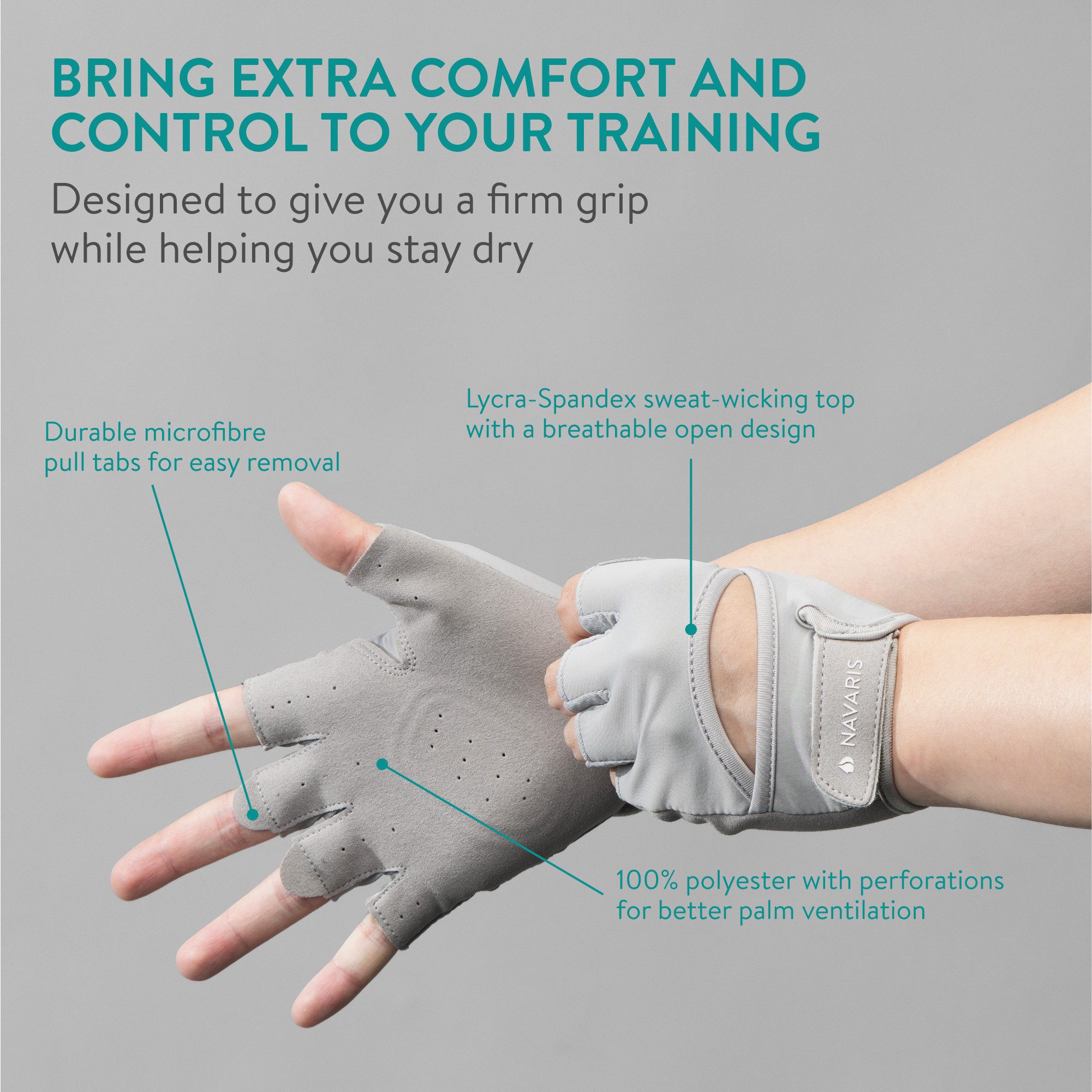 Navaris Angelhandschuhe Sporthandschuhe Frauen - Trainingshandschuhe Sport günstig online kaufen