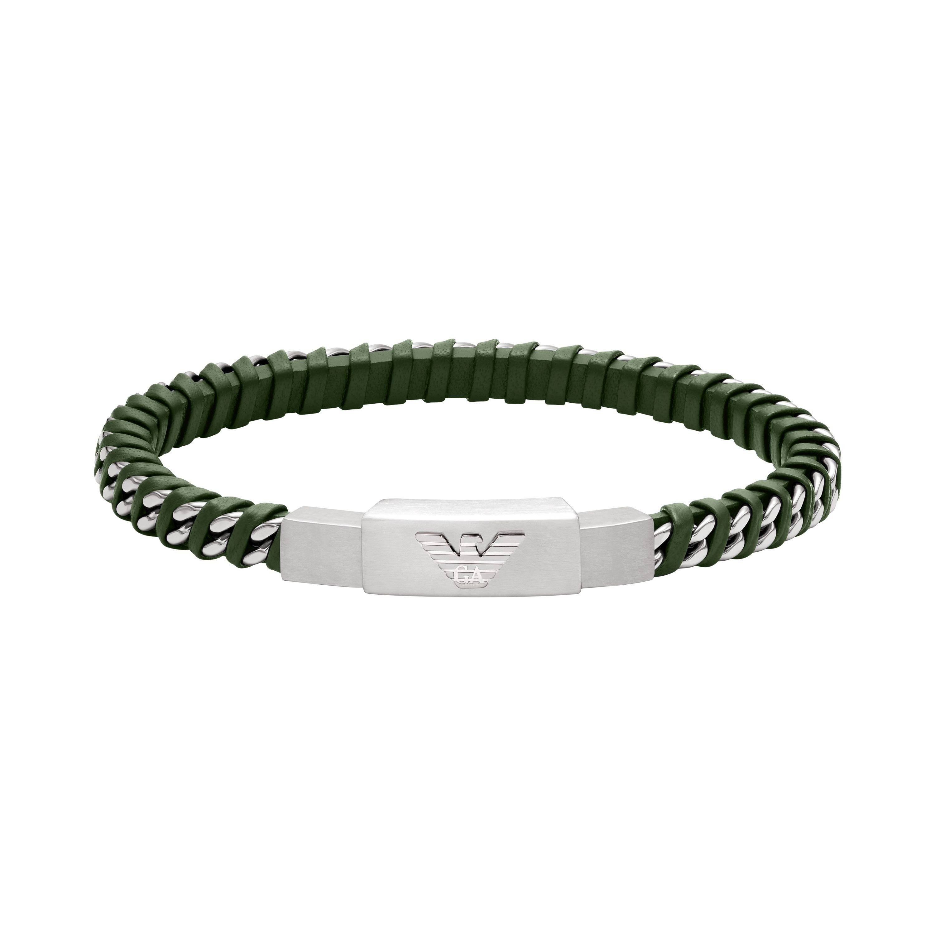 Lederarmband Schmuck Geschenk Edelstahl, Leder