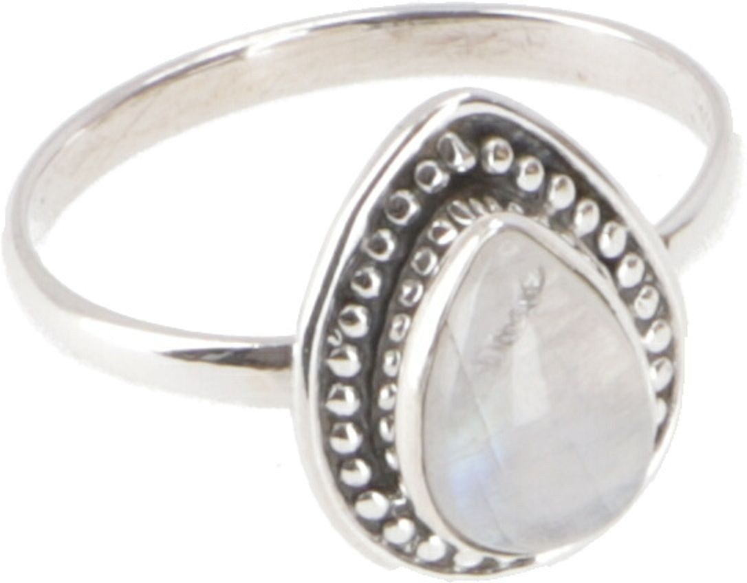 Silberring Boho Silberring, filigraner Edelsteinring -..