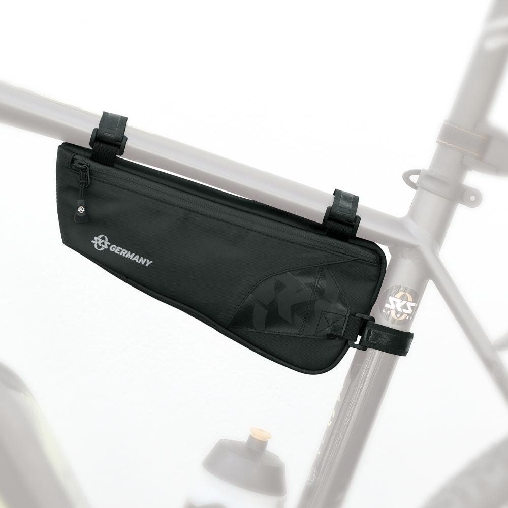 SKS Fahrradtasche SKS Explorer Edge Rahmentasche schwarz - Robuste, wasserdichte Bikepac
