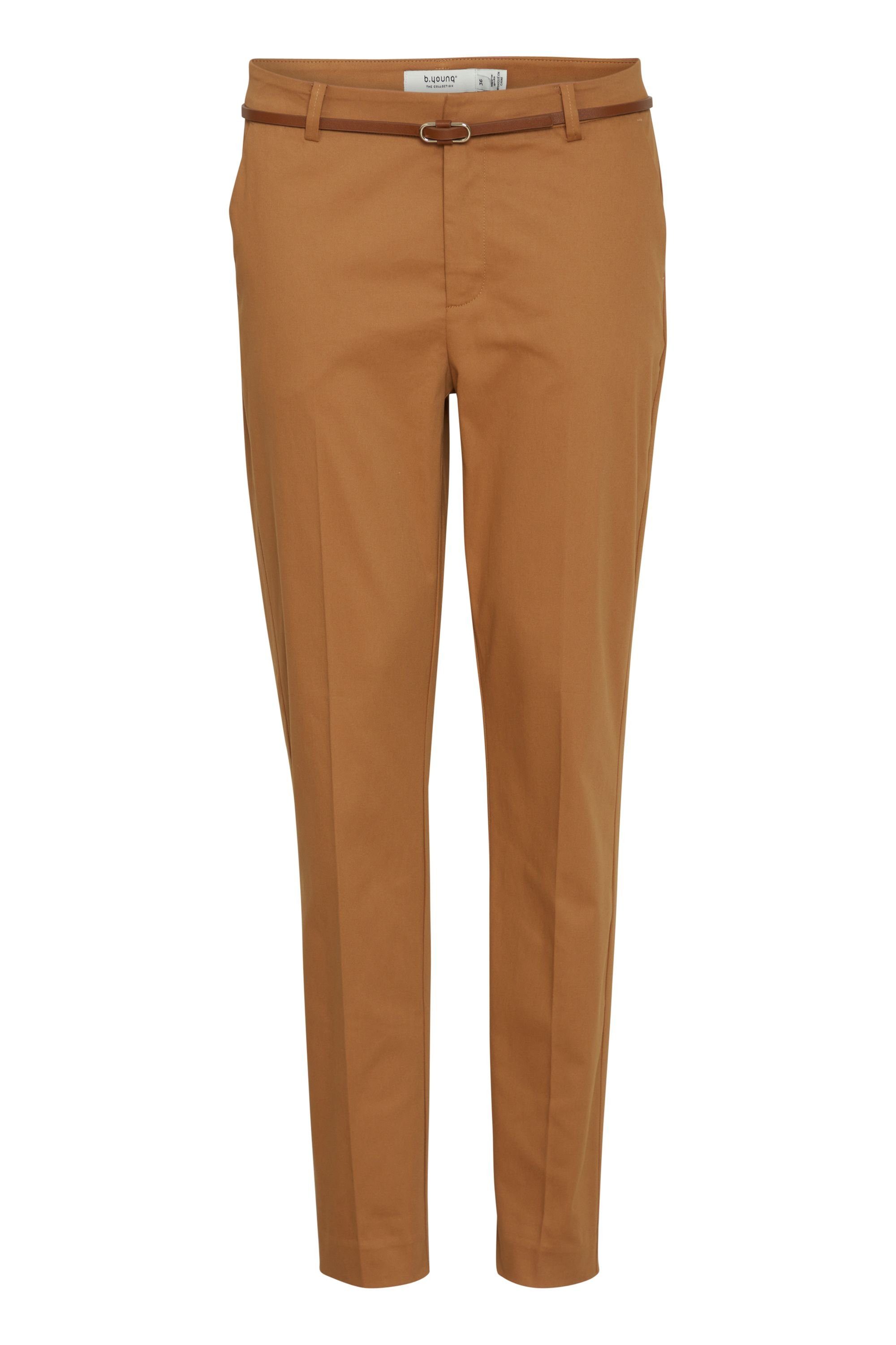 Chinohose 20803473 b.young coolen Hose BYDays im Lange Toasted pants cigaret - (181029) 2 Coconut Chinostyle