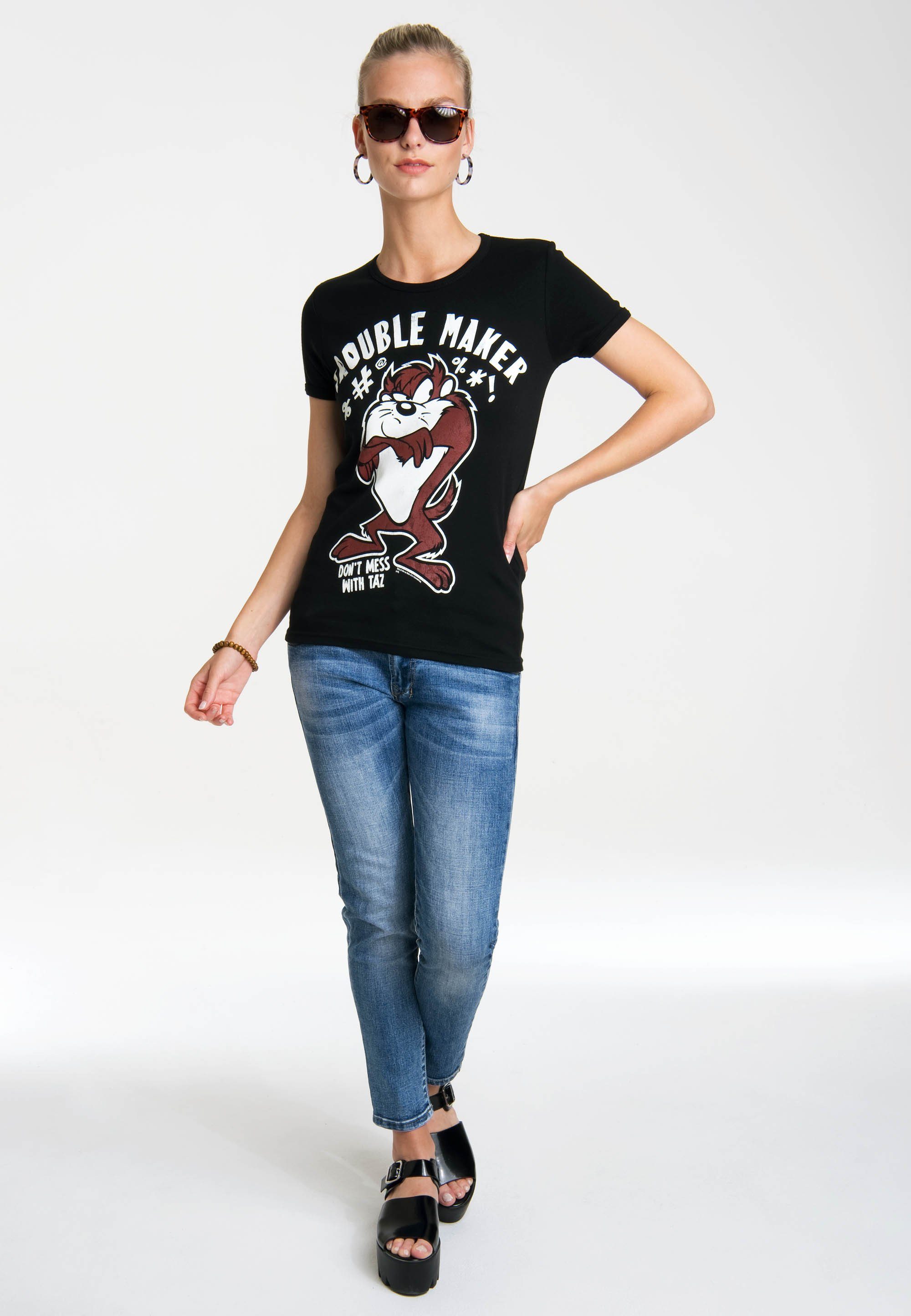 LOGOSHIRT T-Shirt Looney Tunes mit lizenziertem Originaldesign – Bild 2 von 5