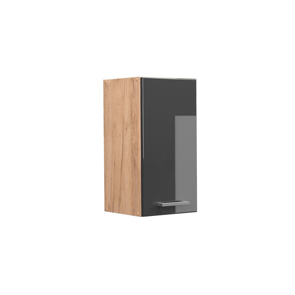 Vicco Hängeschrank R-Line, Anthrazit Hochglanz/Goldkraft Eiche, günstig online kaufen