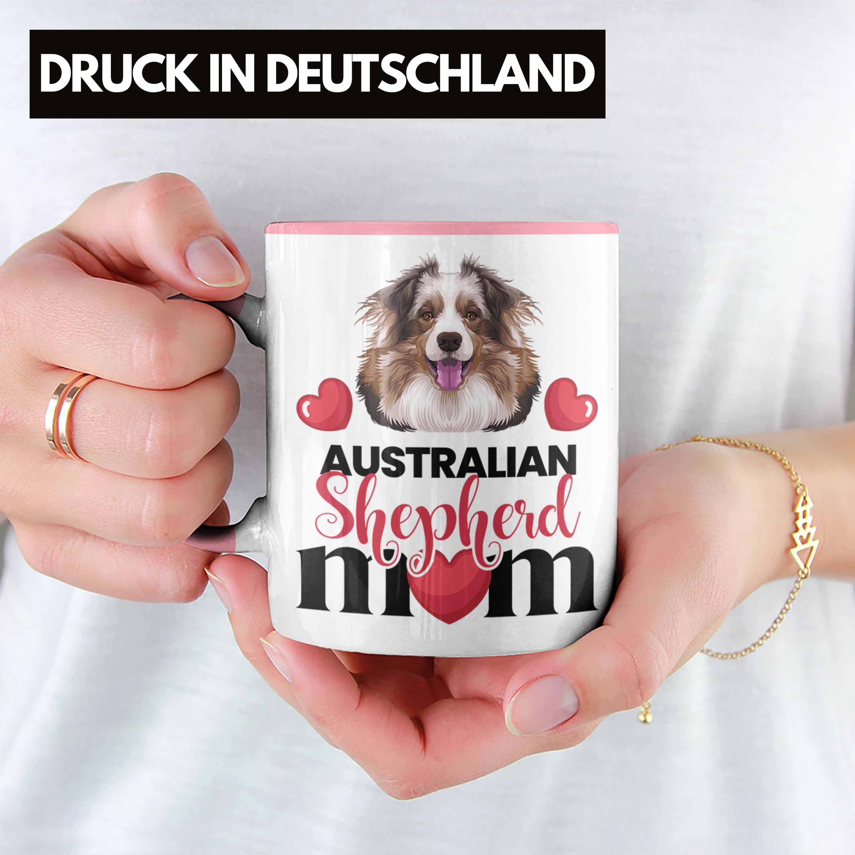 Tasse Australian Mama Mom Rosa Lustiger Shepherd Tasse Trendation G Spruch Geschenk Besitzer