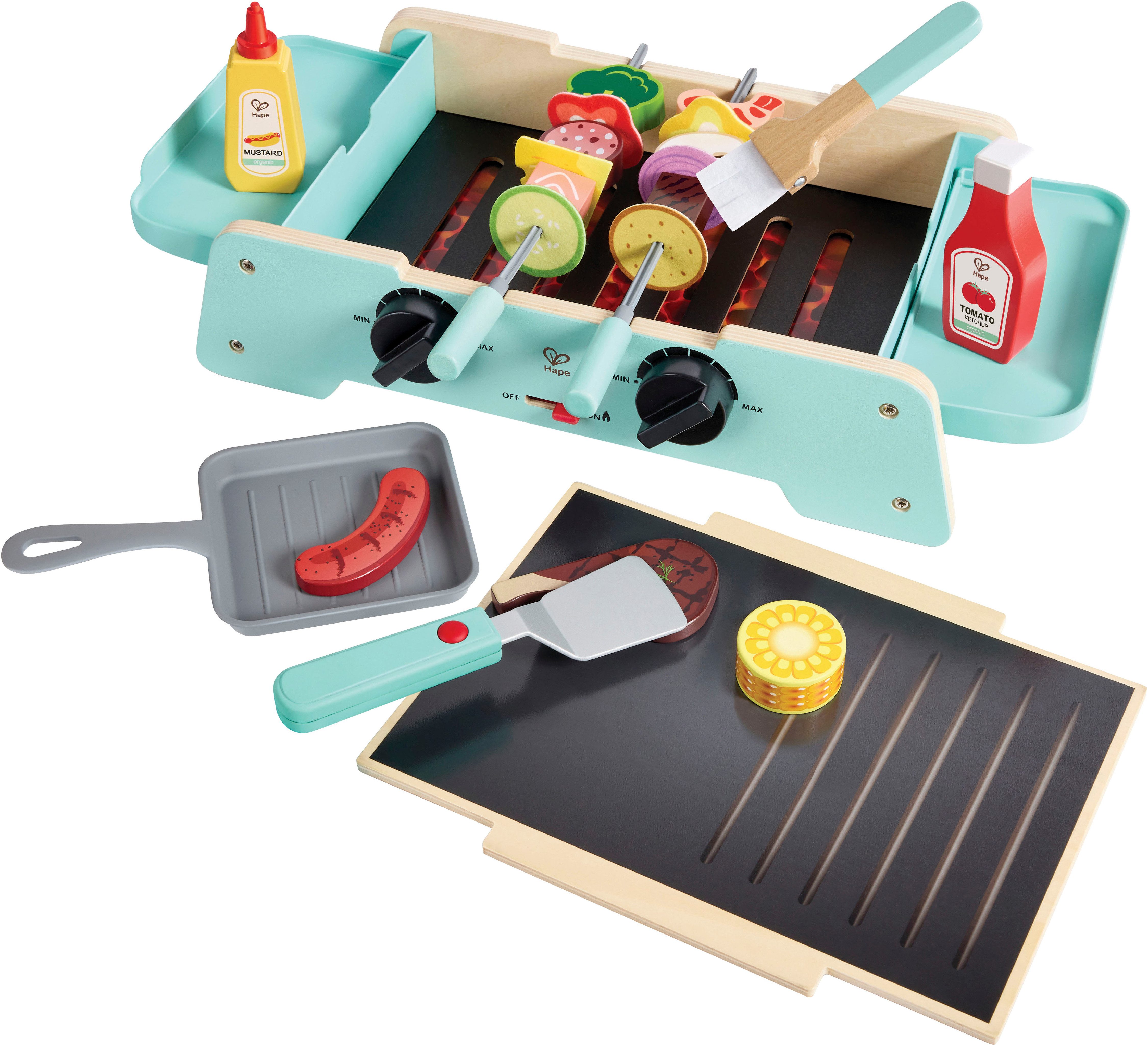 Hape Kinder-Grill, mit Licht- und Soundeffekt günstig online kaufen