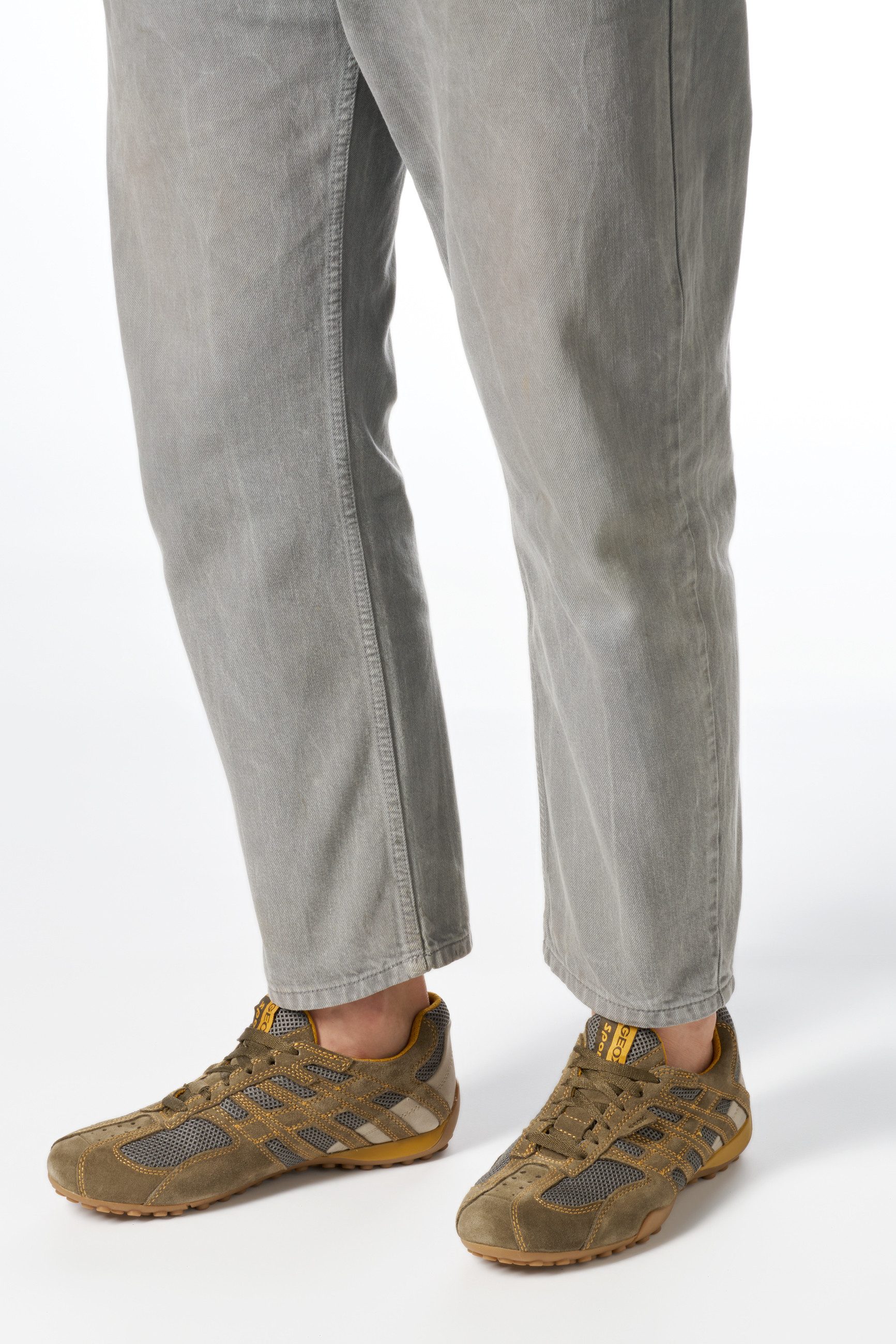 Geox U SNAKE ORIGINAL Schnürschuh, Schnürschuh, Freizeitschuh, Trekking Sneaker mit Lederinnensohle