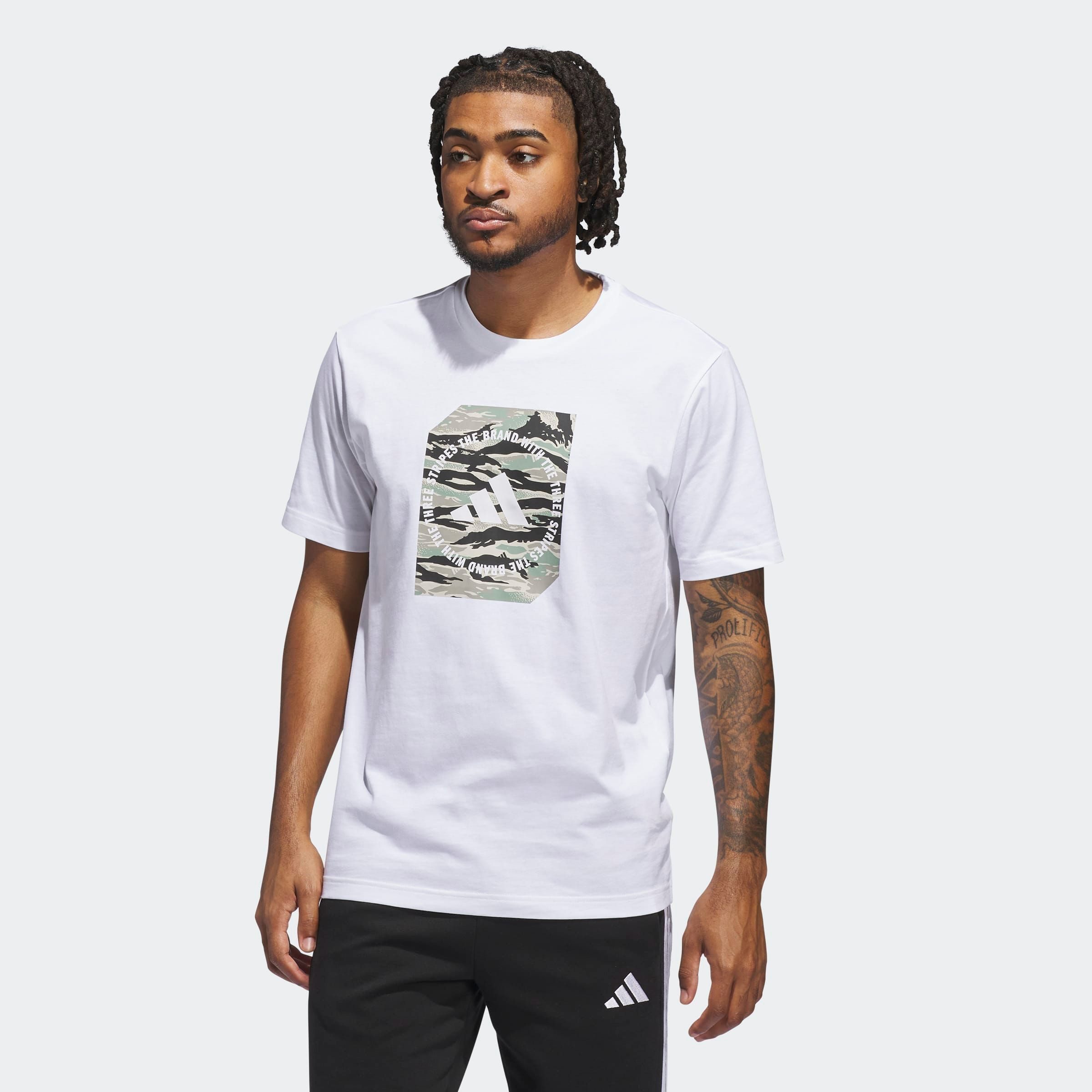 adidas Sportswear T-Shirt M C CAMO BOX T ohne Verschluss, aus weichem Singl günstig online kaufen