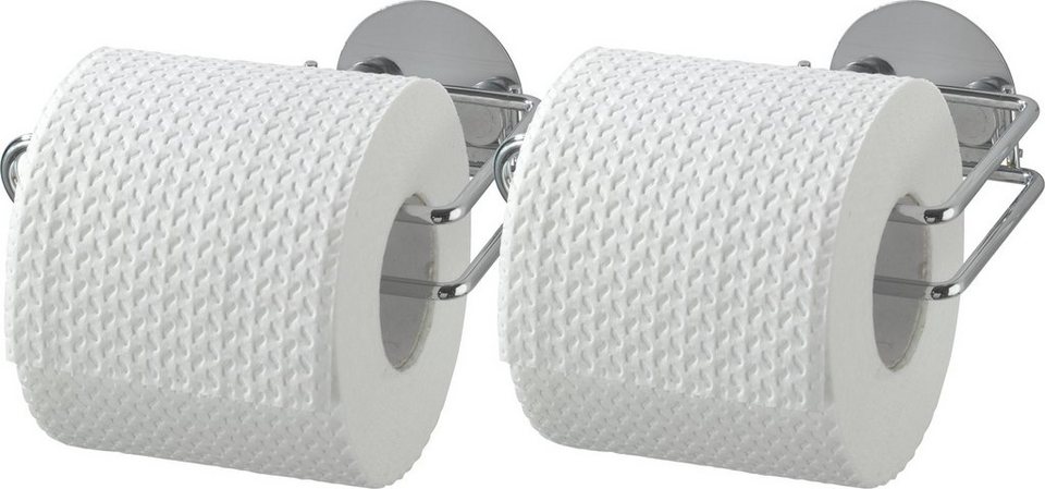 WENKO Toilettenpapierhalter Turbo-Loc® (Set, 2-St)