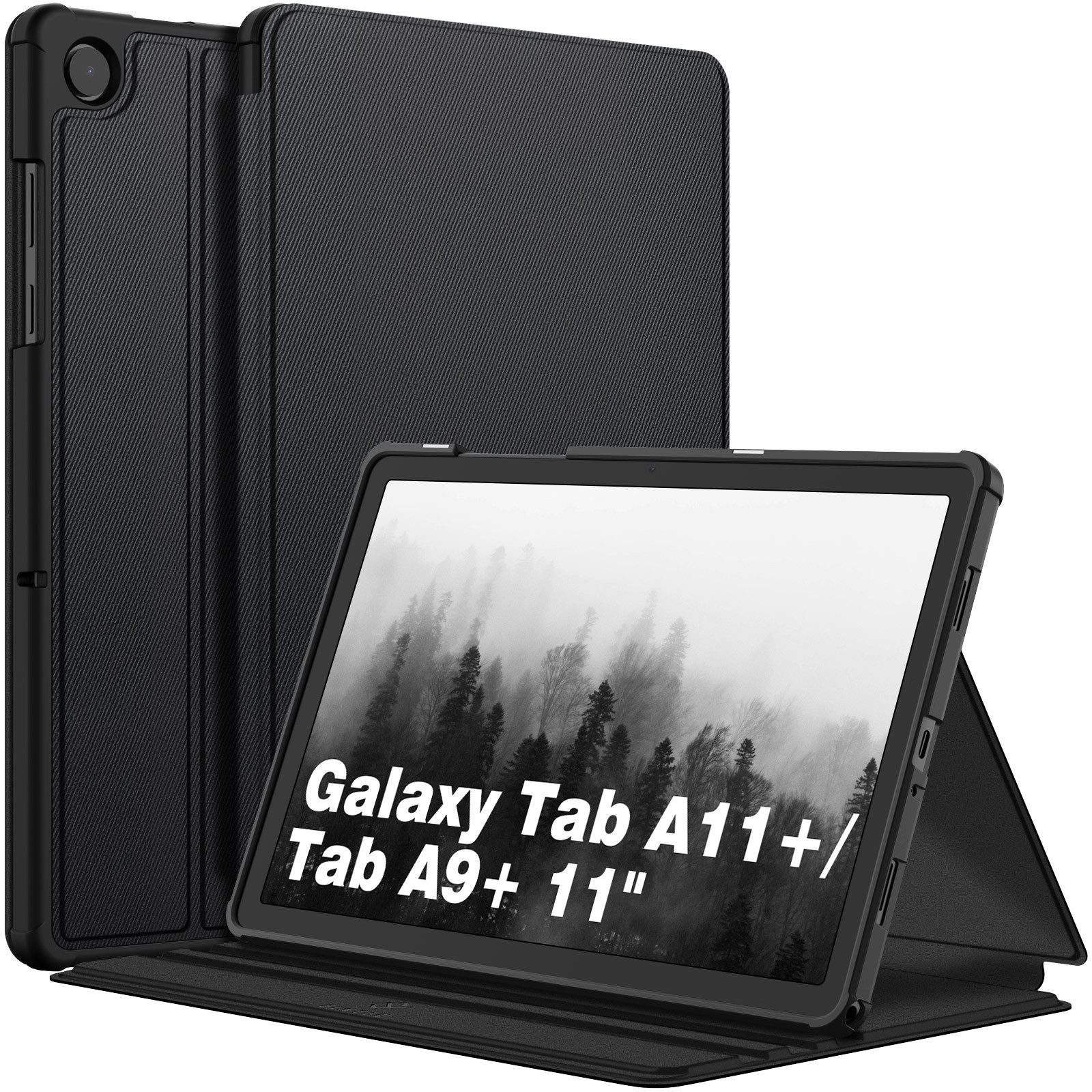 Fintie Tablet-Hülle für Samsung Galaxy Tab A11+ Plus 11" 2025 / Tab A9+ Plus 11 Zoll 2023, Slim TPU Folio Tablet Schutzhülle mit Standfunktion