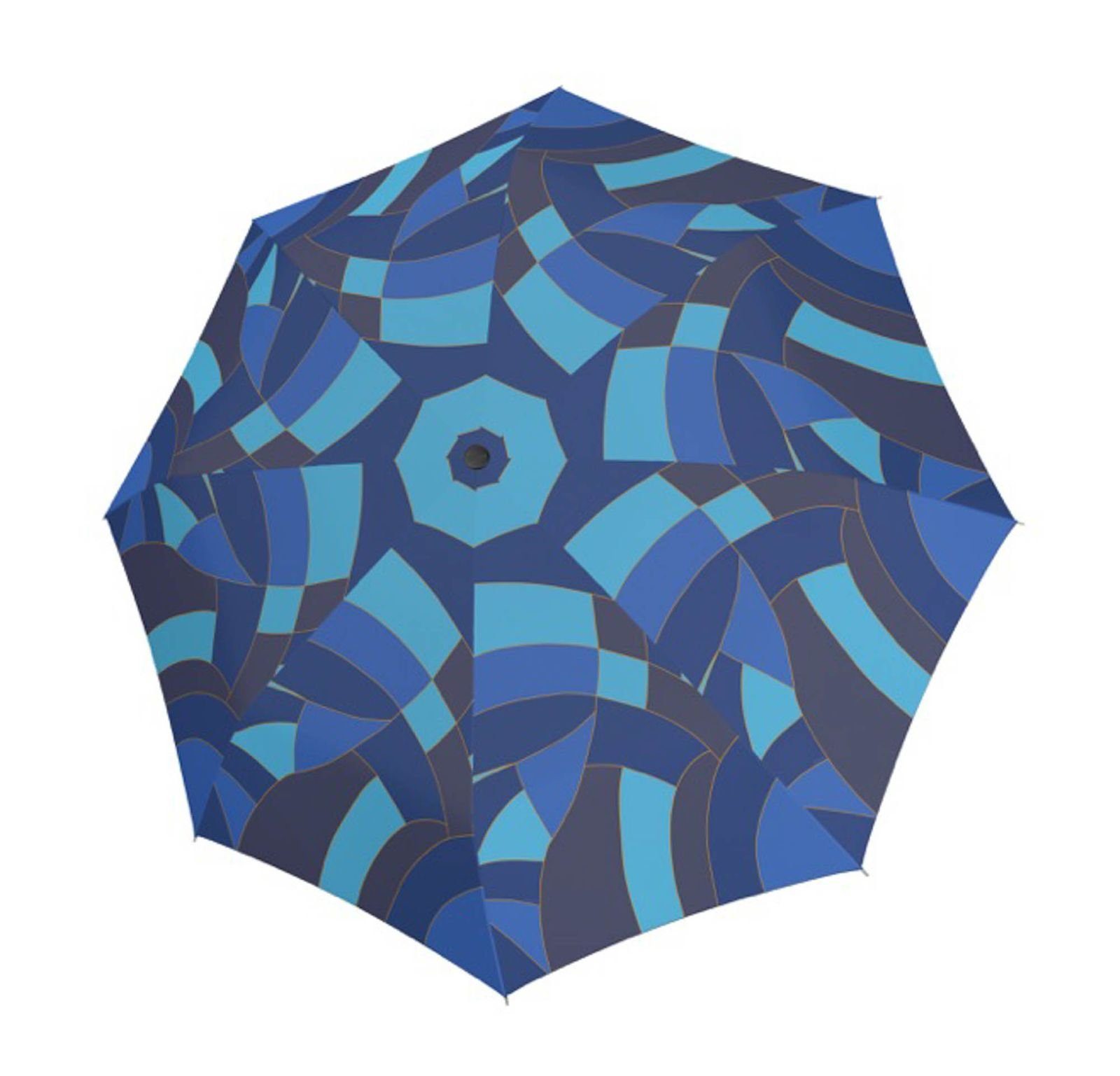 doppler® Taschenregenschirm Carbonsteel Blue