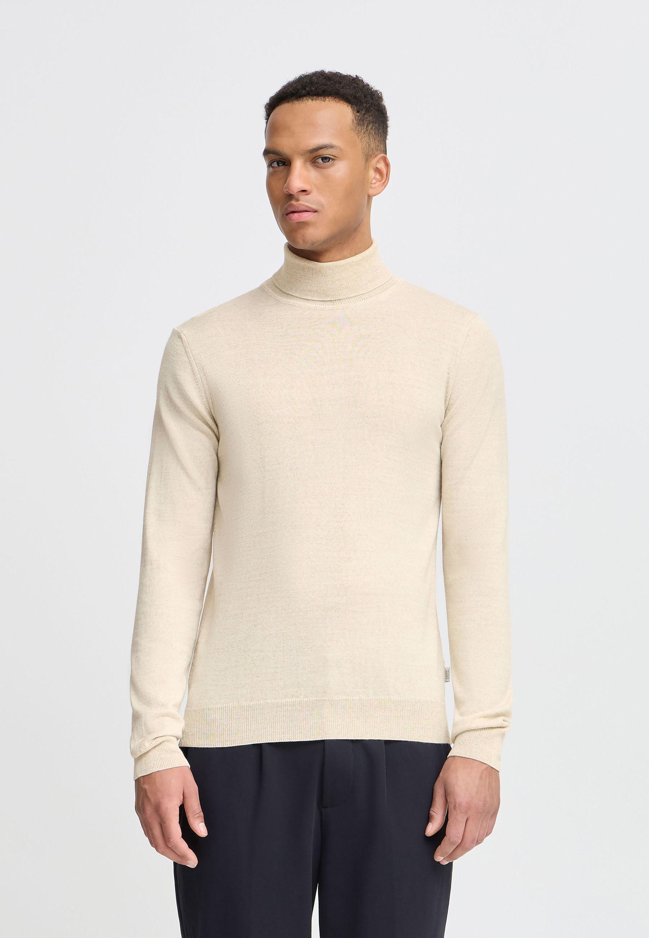 Casual Friday Strickpullover CFKonrad Klassischer Strickpullover mit Rollkragen