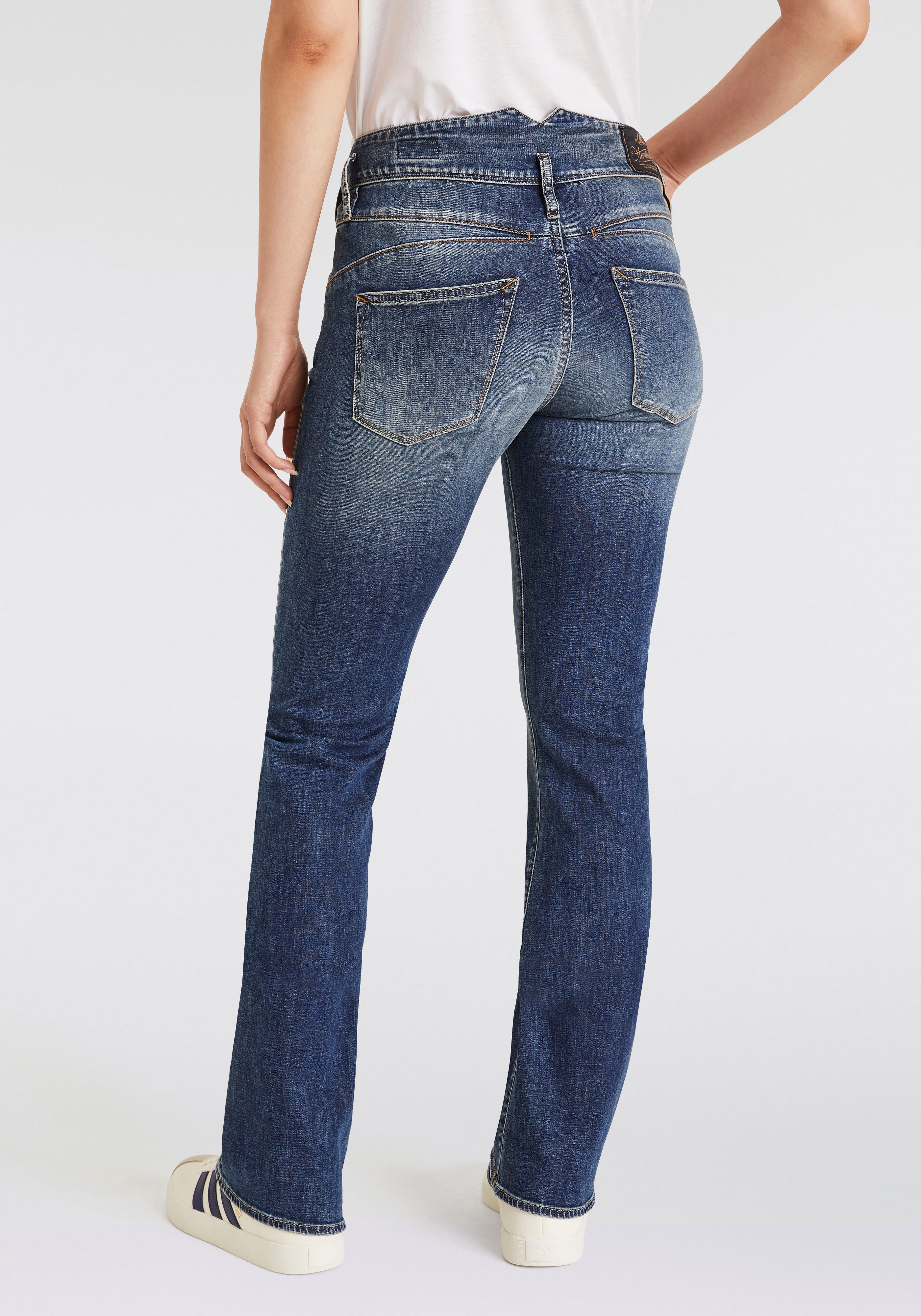 Herrlicher Bootcut-Jeans "Pearl Boot Denim Light" im Five-Pocket Style günstig online kaufen