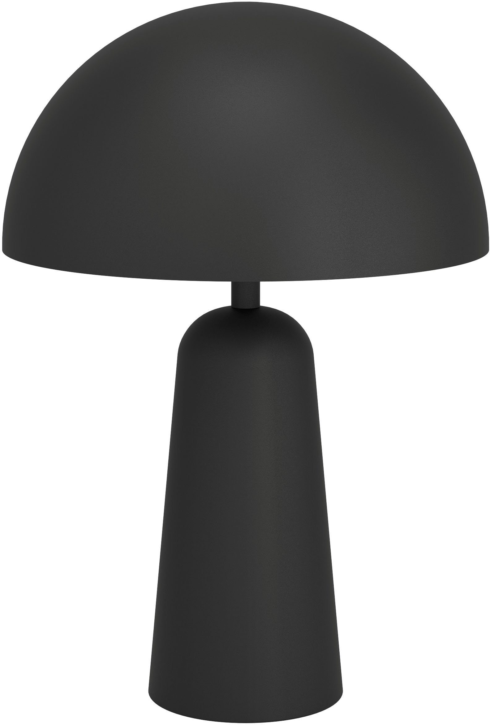 EGLO Tischleuchte ARANZOLA, Leuchtmittel ohne - exkl. wechselbar, Tischleuchte Stahl aus in - schwarz Leuchtmittel, weiß 40W und E27