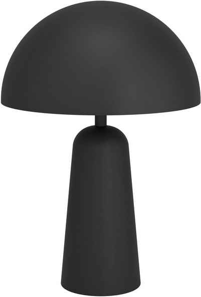 EGLO Tischleuchte ARANZOLA, Leuchtmittel wechselbar, ohne Leuchtmittel, Tischleuchte in schwarz und weiß aus Stahl - exkl. E27 - 40W