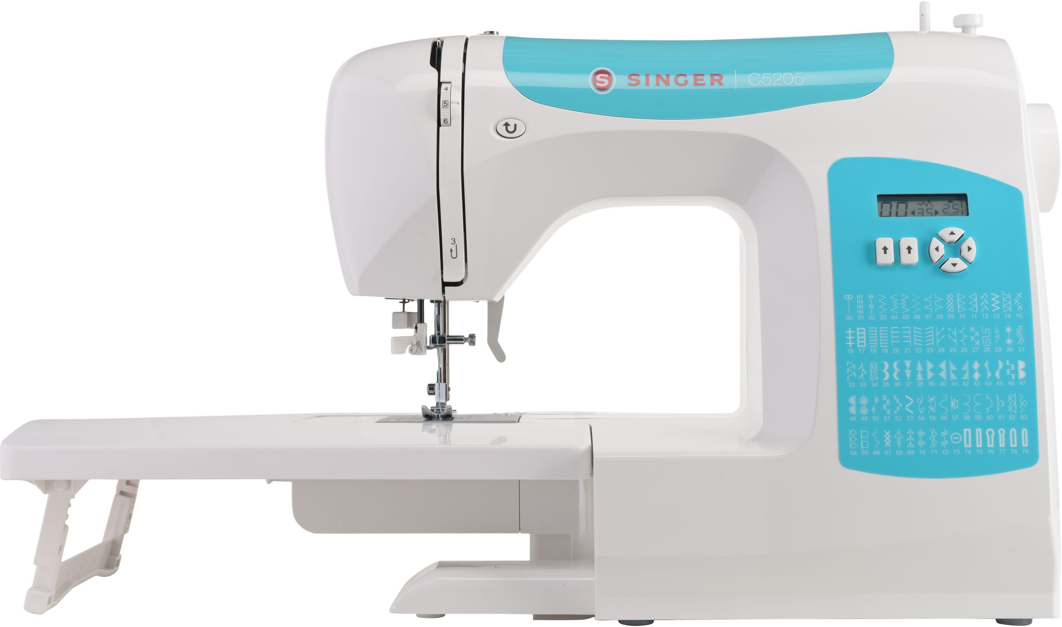 Computer-Nähmaschine C5205 Türkis