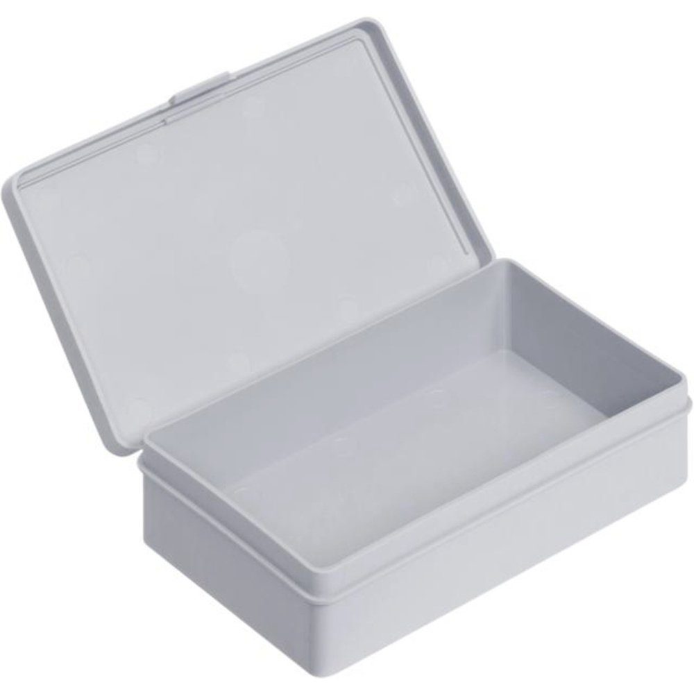 ALUTEC München Aufbewahrungsbox Alutec 66017 Scharnierdose (L x B x H) 136 x 87 x 35 mm Grau 1 St.