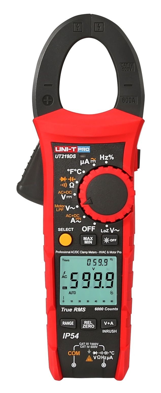 UNI-T Multimeter UNI-T Stromzange UT219DS, 600 A AC/DC