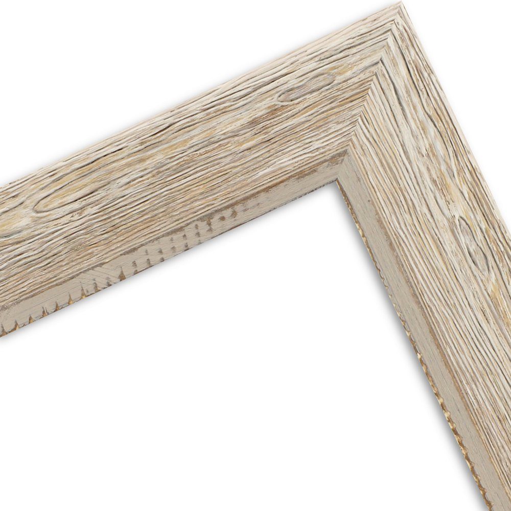 WANDStyle Bilderrahmen H690, Cremebraun, aus Massivholz im Vintage Stil