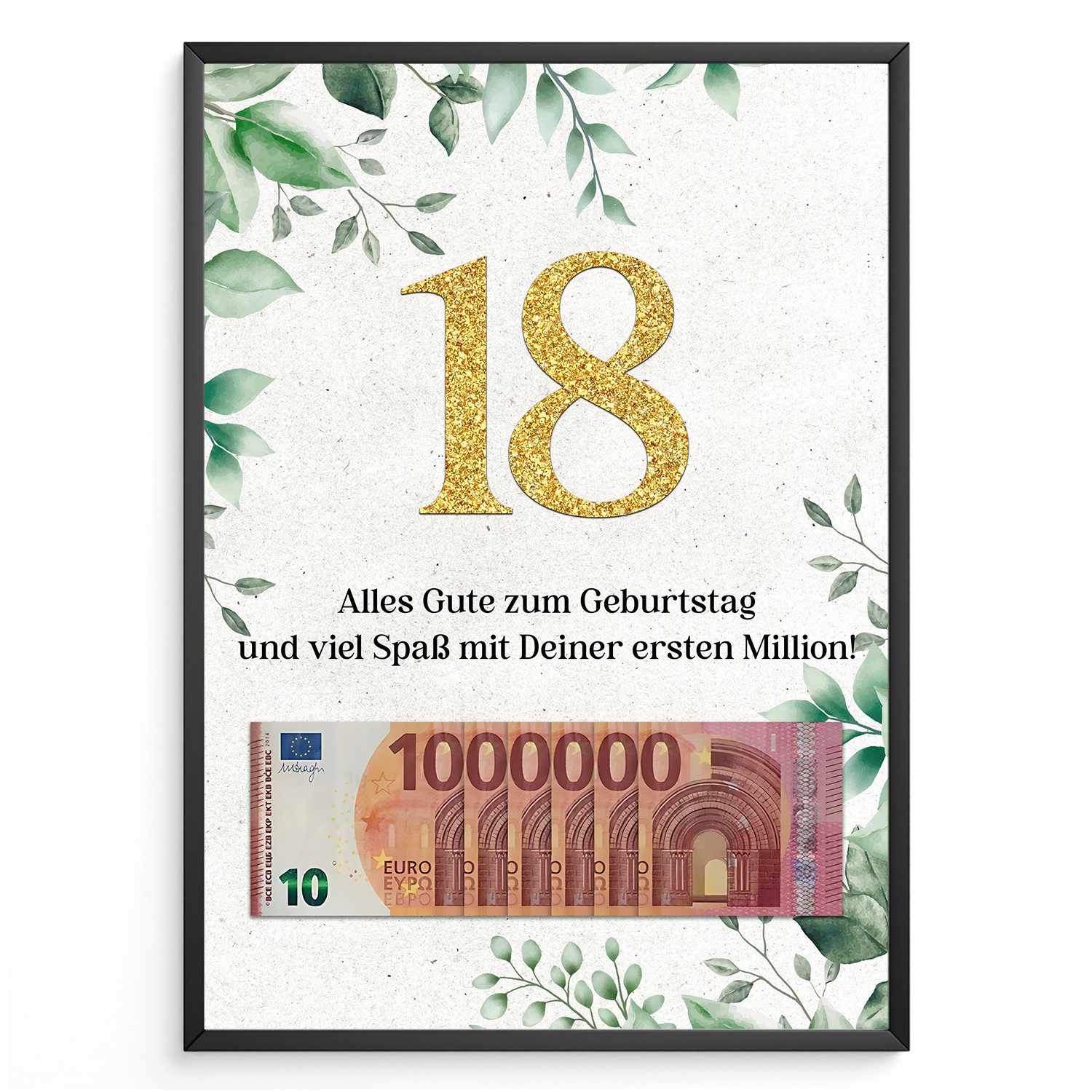 Tigerlino Poster Geburtstag Geldgeschenk Männer Frauen günstig online kaufen