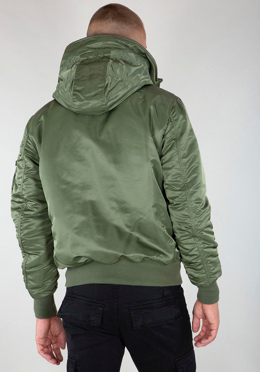 Alpha Industries Bomberjacke MA-1 HOODED green sage