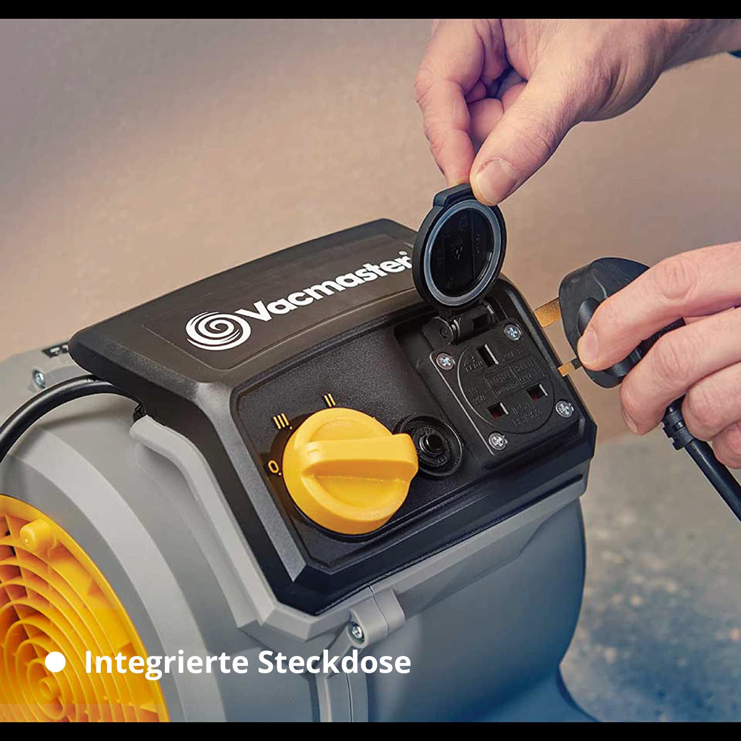 Vacmaster Elektro-Gebläse Air Mover Gebläse mit 3 Geschwindigkeitsstufen, Teppich-Trockner, Leise Tischventilatoren, fur Kühlung, Lüftung, Trocknung, 124W – Bild 2 von 5