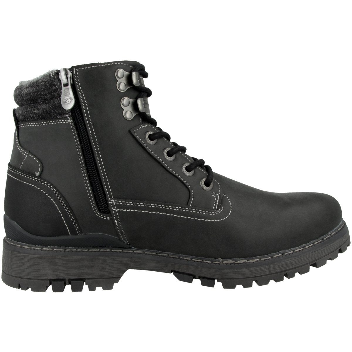Dockers by Gerli 47LY001 Herren Schnürboots Stiefeletten, Stiefel, Winterstiefel, Winterboots, Schneestiefel