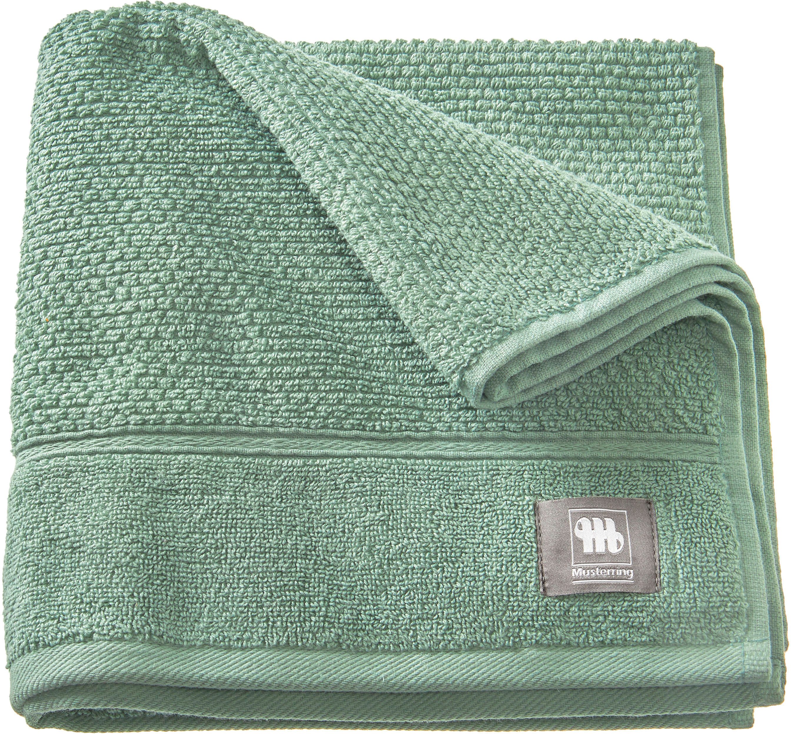 Musterring Handtuch Solid, Frottee (1-St), hautschmeichelnde günstig online kaufen