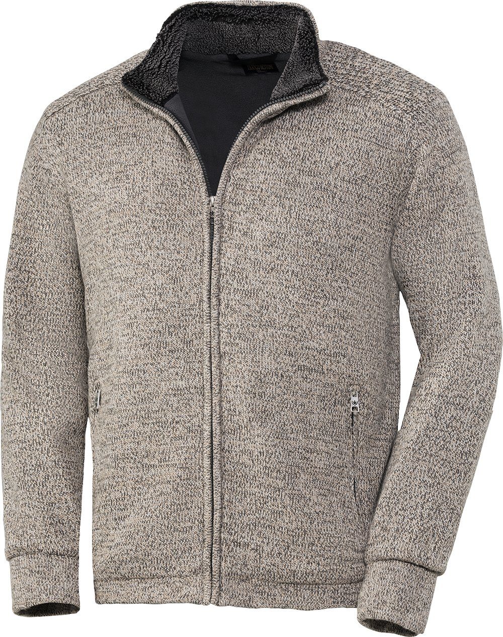 Franco Bettoni Strickfleecejacke Thermo-Effekt durch herllich weiches Fleece innen