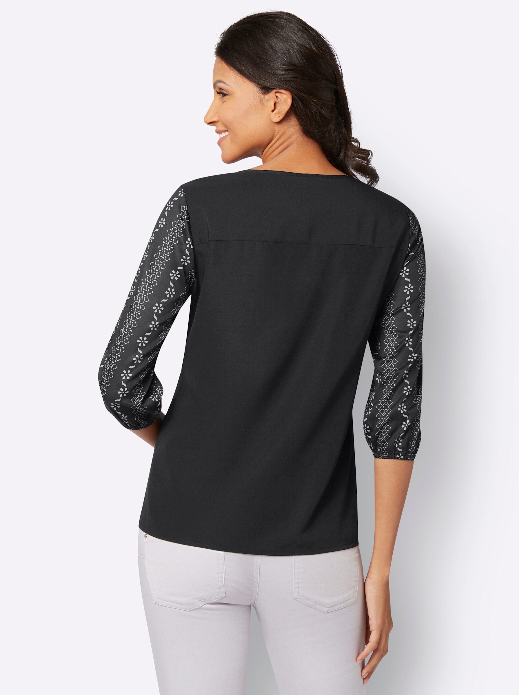 Sieh an! Klassische Bluse Schlupfbluse günstig online kaufen