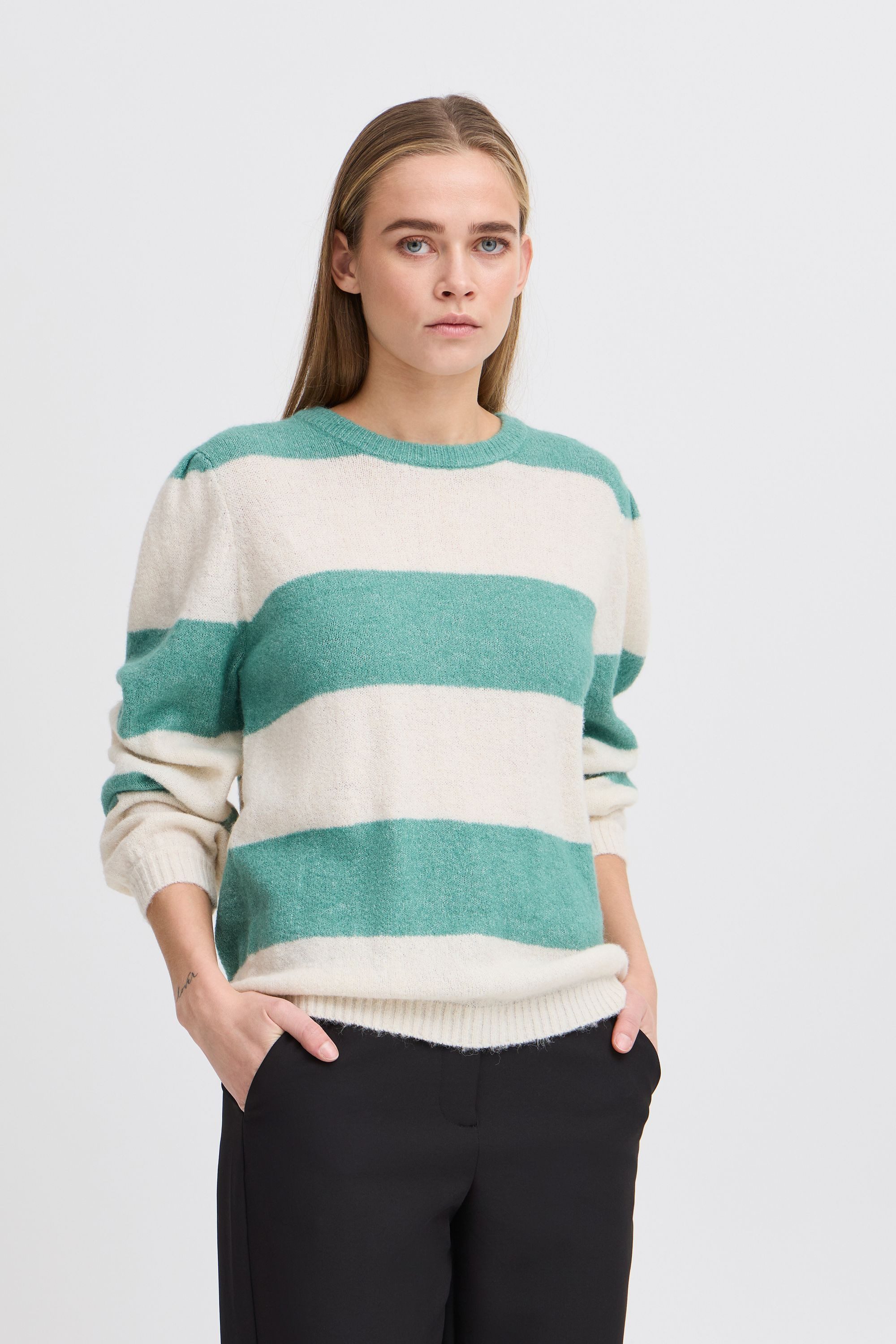 Strickpullover IHDUSTY LS STRIPE