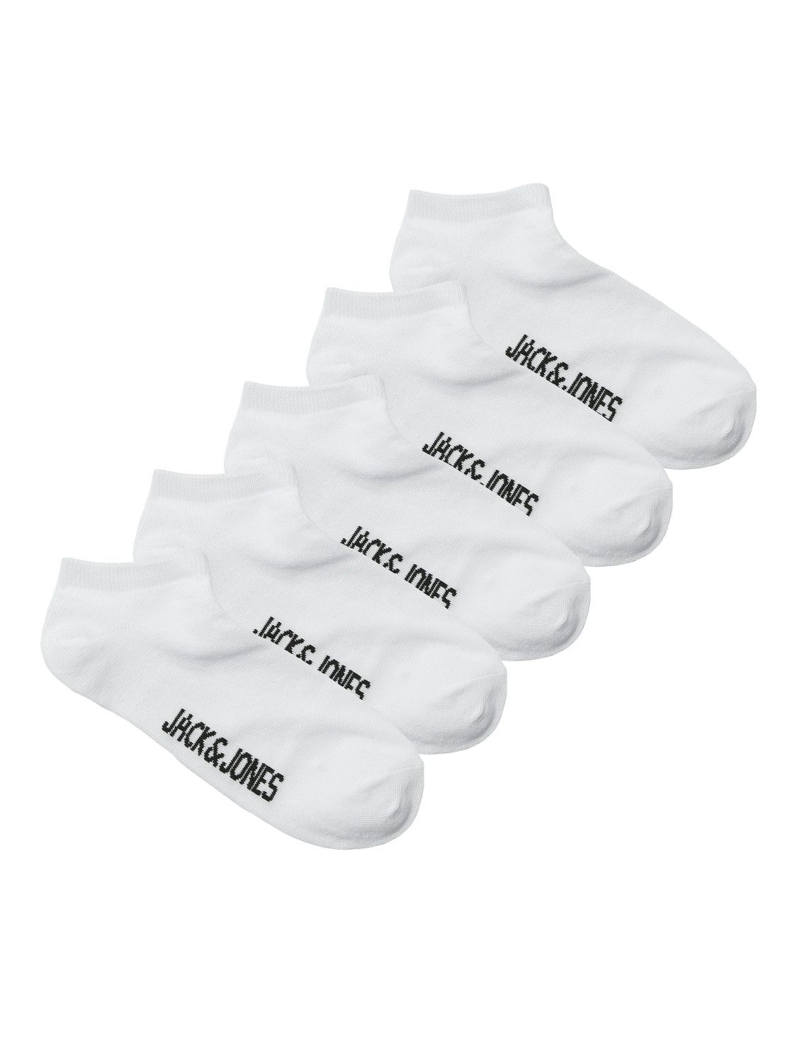 Jack & Jones Junior Socken JACDONGO im 5er Pack, mit Stretchbund, knöchellang (Packung, 5-Paar) unifarben, casual, eng, Jersey