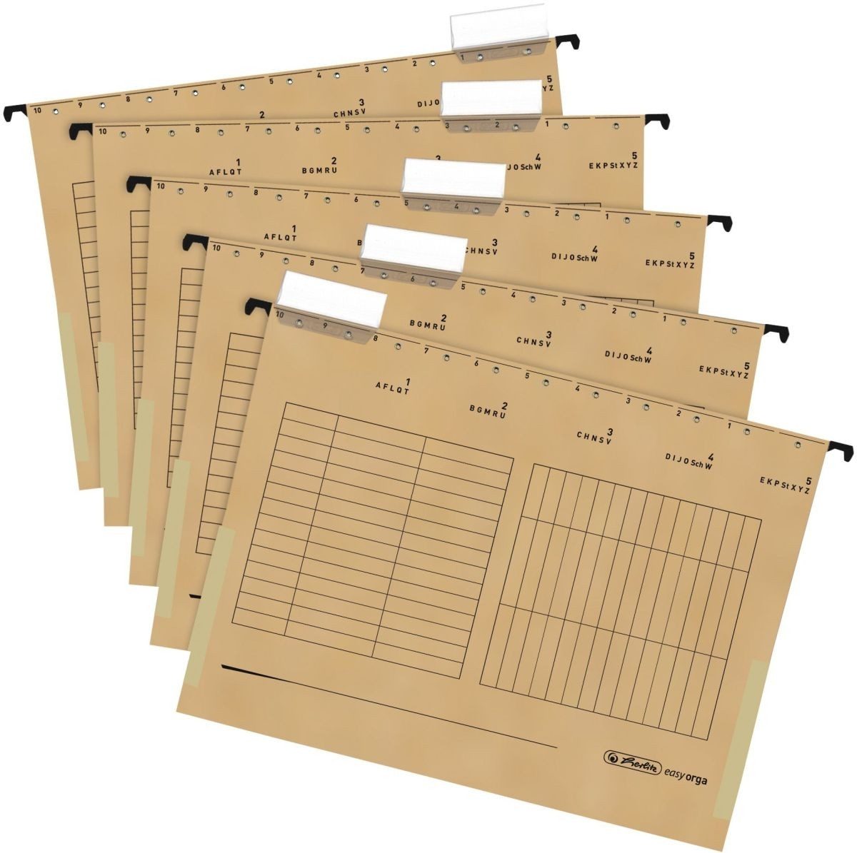 Herlitz Hefter Hängetasche 230g/qm natron VE=5 Stück