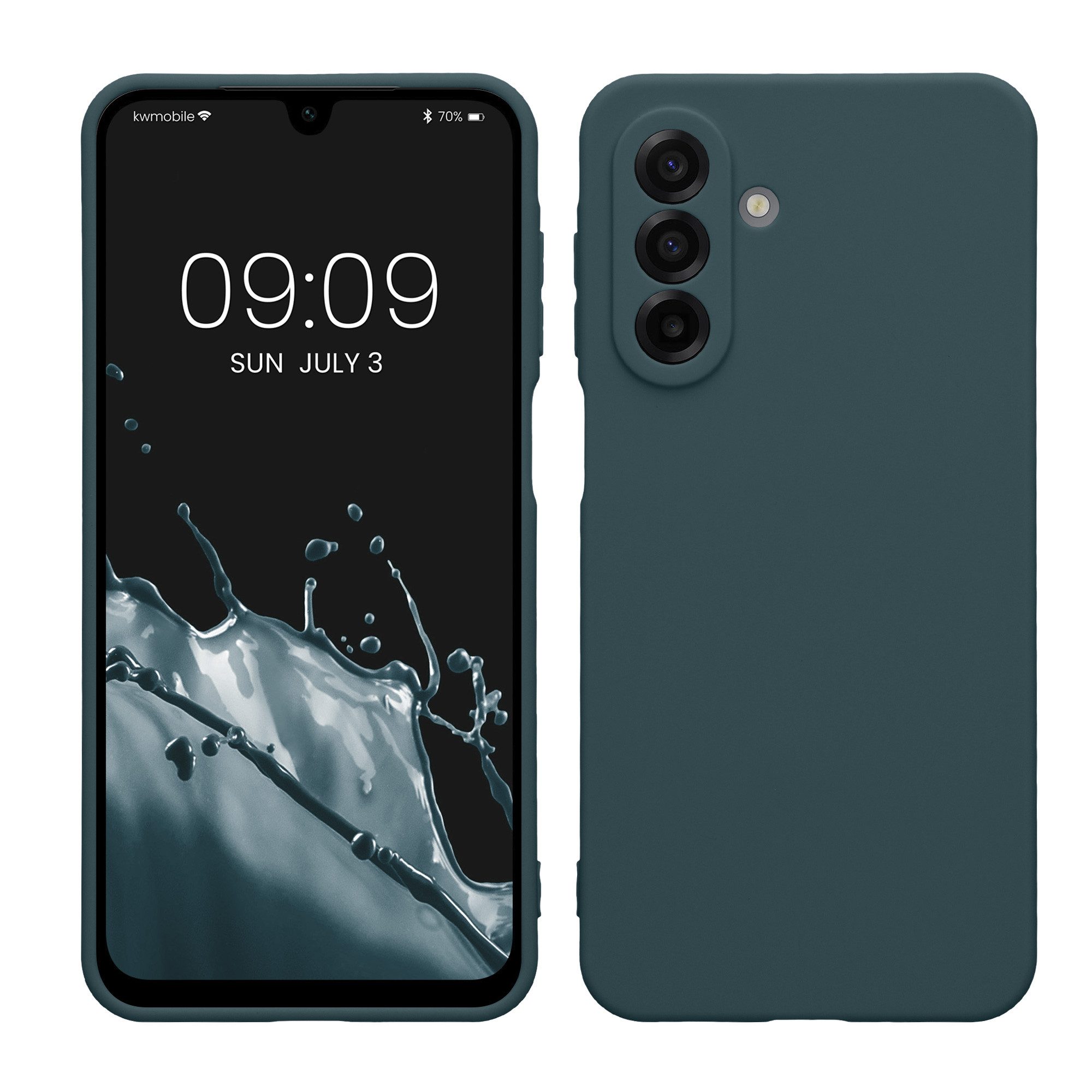 kwmobile Smartphone-Hülle Handyhülle für Samsung Galaxy A17 4G / 5G Hülle, Weiches Handy Silikon Case - Schutzhülle Cover