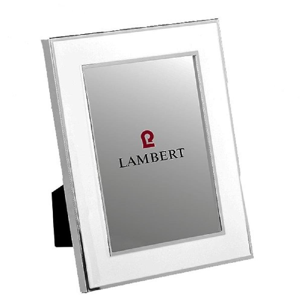 Lambert Bilderrahmen Bilderrahmen Reno Versilbert (13x18cm), möglich Hochund Querformat mit Aufsteller
