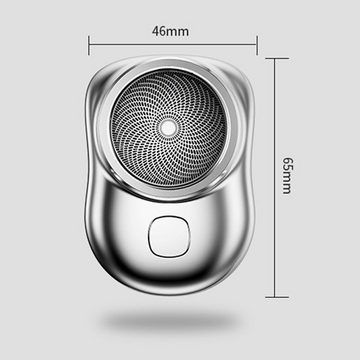 GelldG Elektrorasierer Mini Rasierer, Mini Shave Tragbarer Elektrorasierer, Rasierer