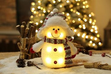 Bambelaa! Weihnachtsfigur Bambelaa! Schneemann Frosty Deko LED Figuren Weihnachten Klein Winter