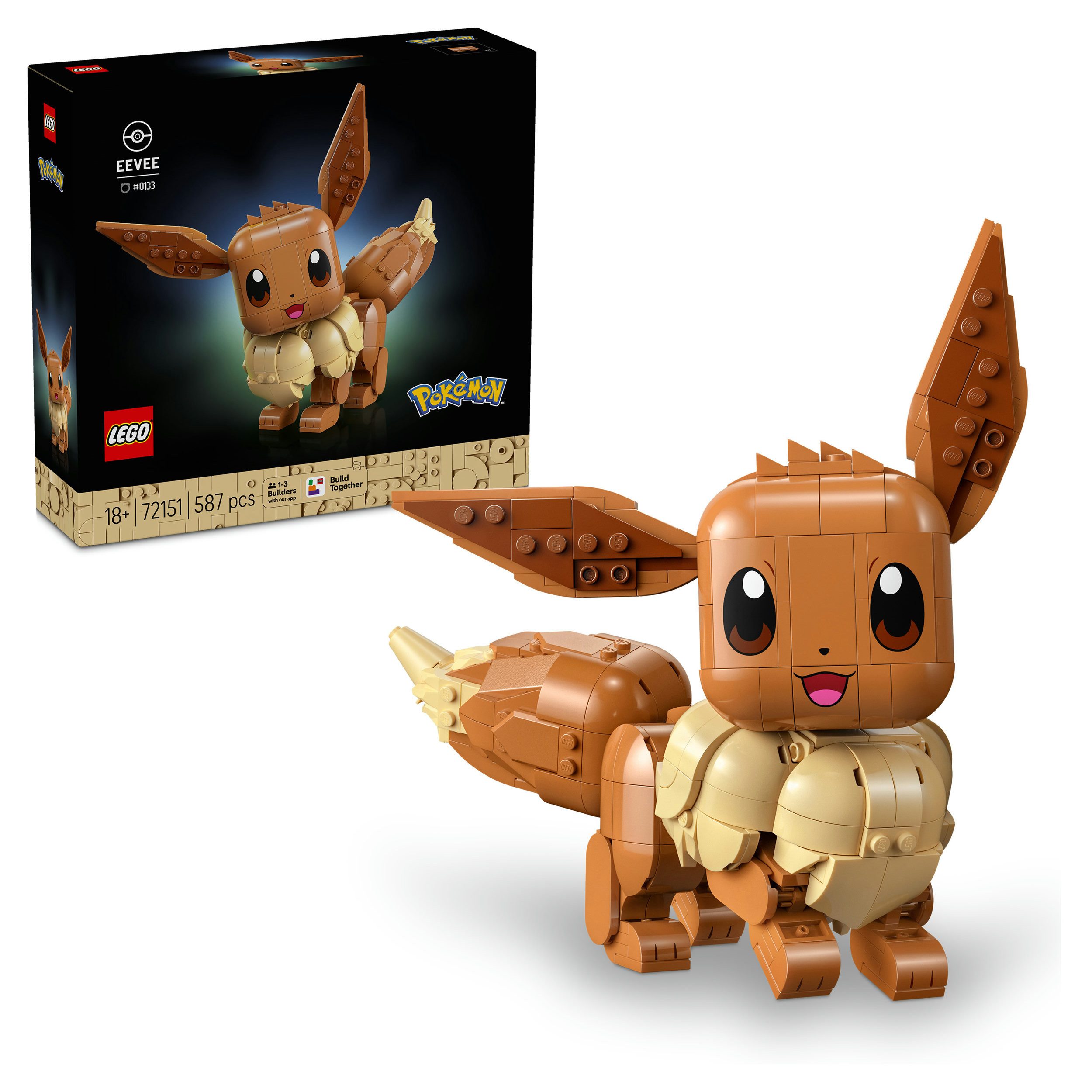 LEGO® Evoli (72151), LEGO Pokémon Konstruktionsspielsteine, (587 St)