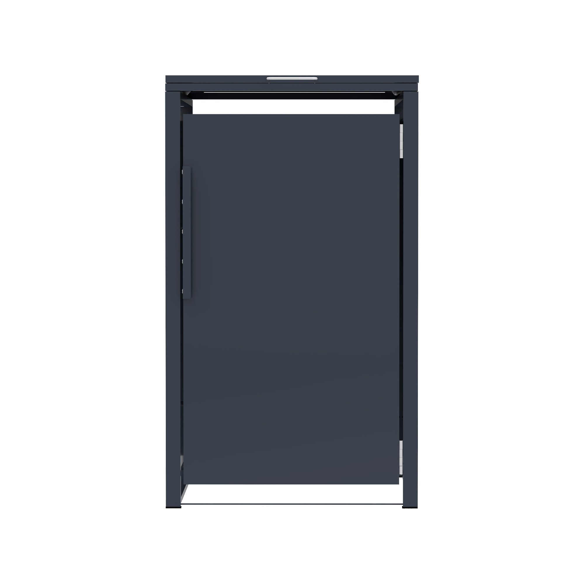 GARLIVO Mülltonnenbox Magnolie Mülltonnenbox 1er 240L - wetterfest und langlebig, Verschließbare Mülltonnenverkleidung -modernes Design als Sichtschutz