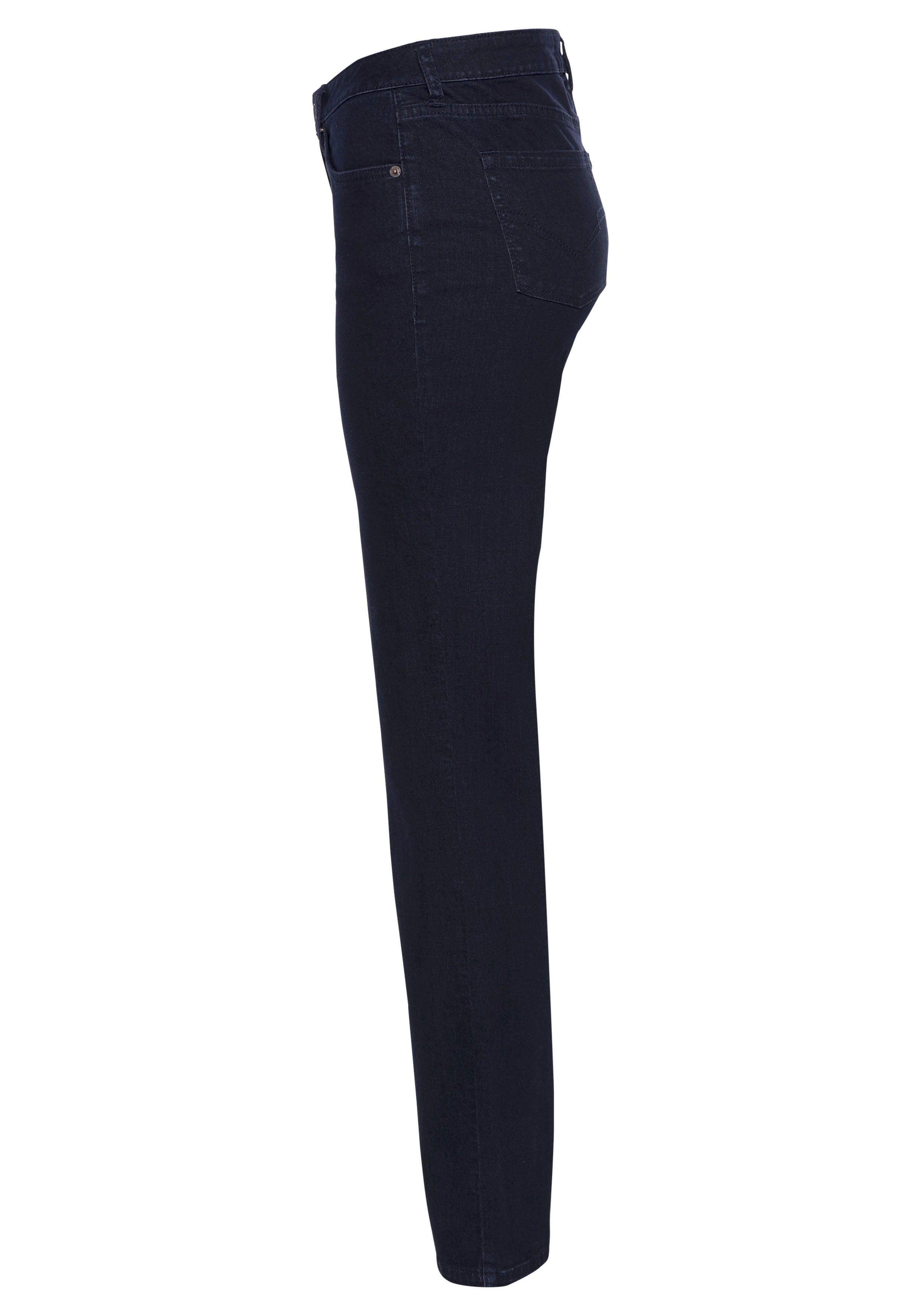 Damen Jeans H.I.S Straight-Jeans Mid-Waist Ökologische, wassersparende Produktion durch OZON WASH